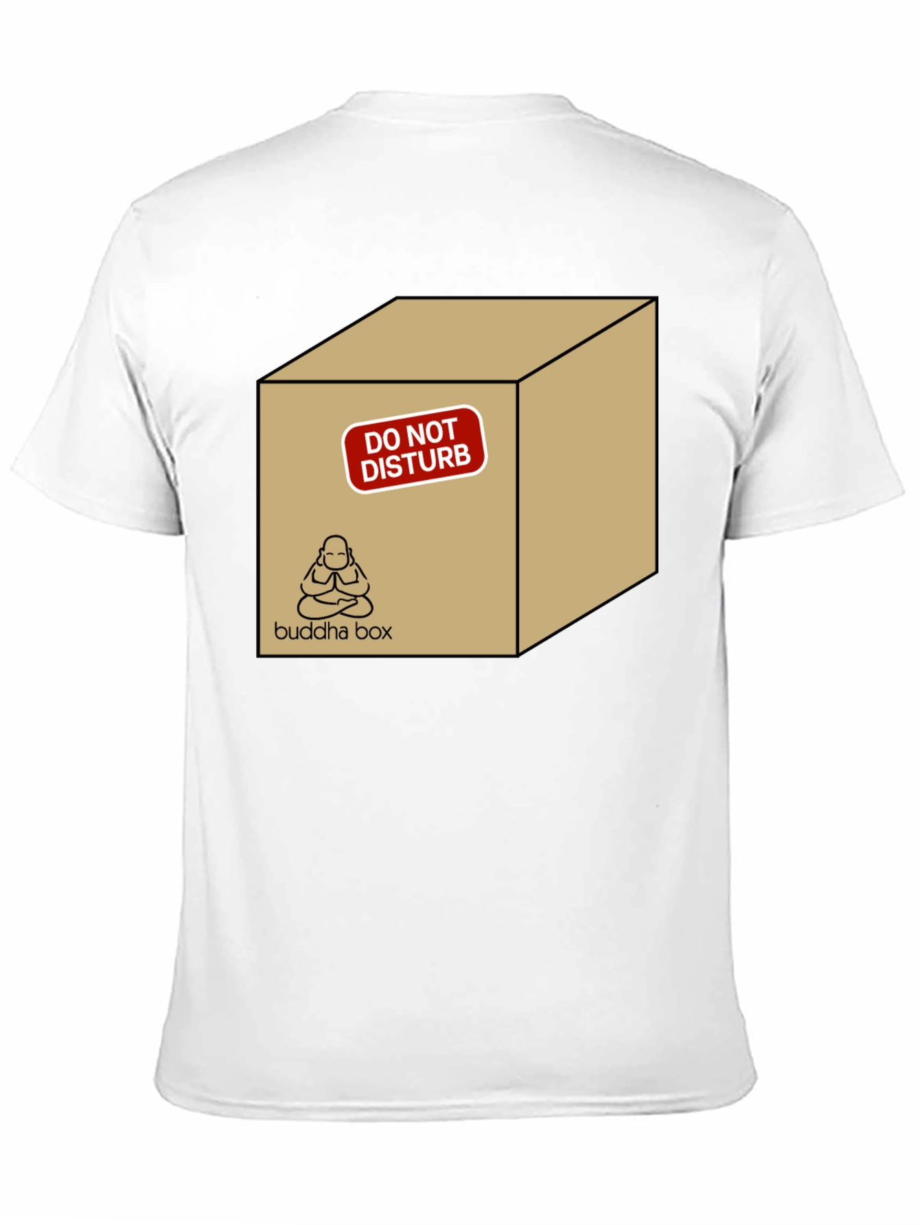 Black Buddha Box Novelty T-Shirt view 11