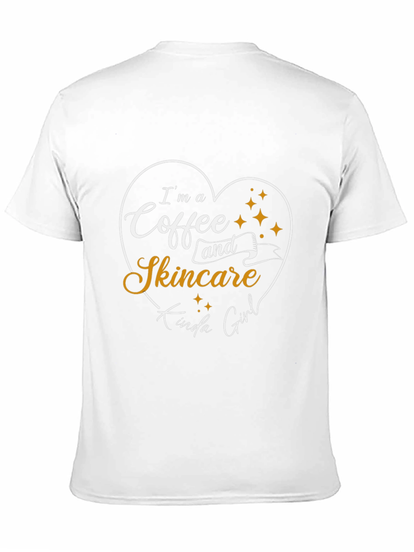 Black Coffee and Skincare Girl Black T-Shirt view 11