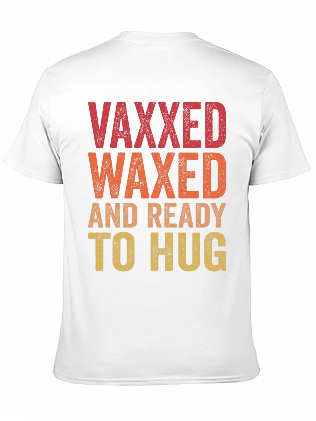 Black Vaxxed Waxed Ready to Hug T-Shirt view 11