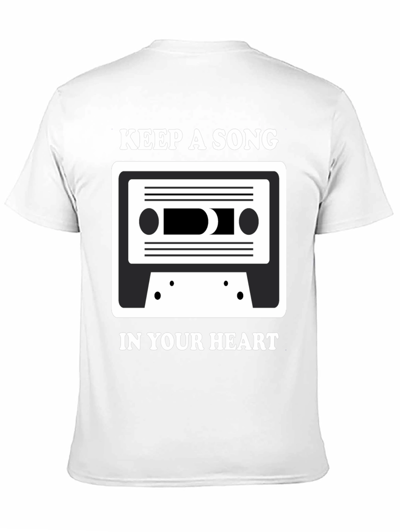 Black Keep A Song T-Shirt: Music Lover Tee view 11