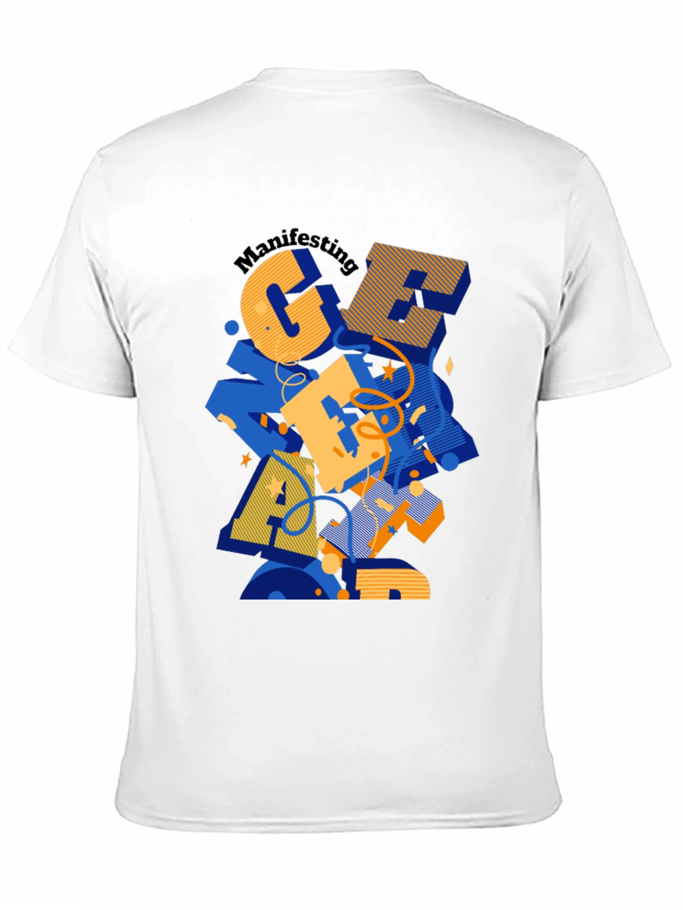 Black Manifesting Great Apparel Black Graphic Tee view 11