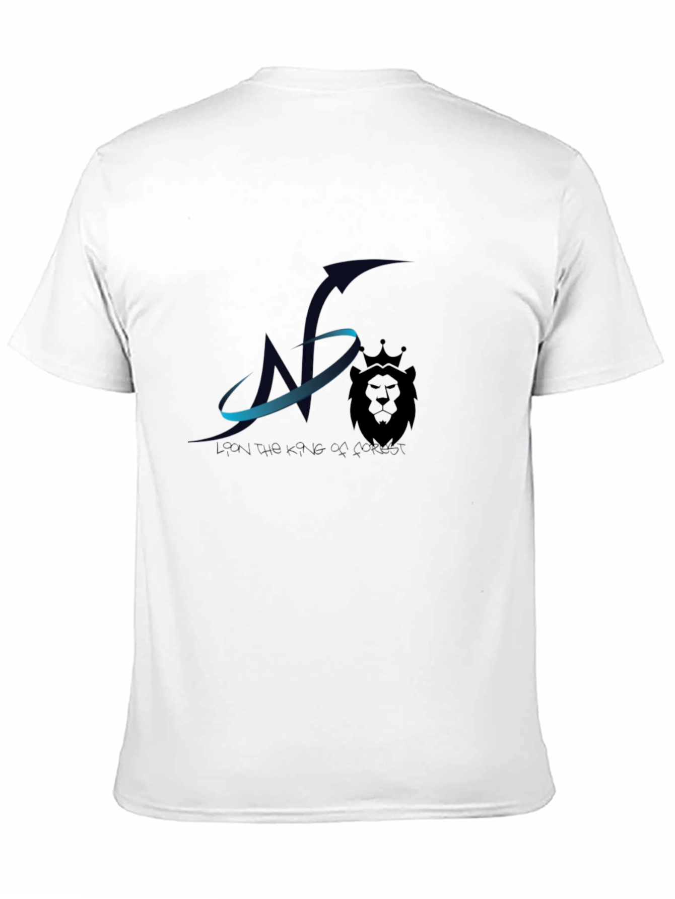 Black Lion King Graphic Black T-Shirt view 11