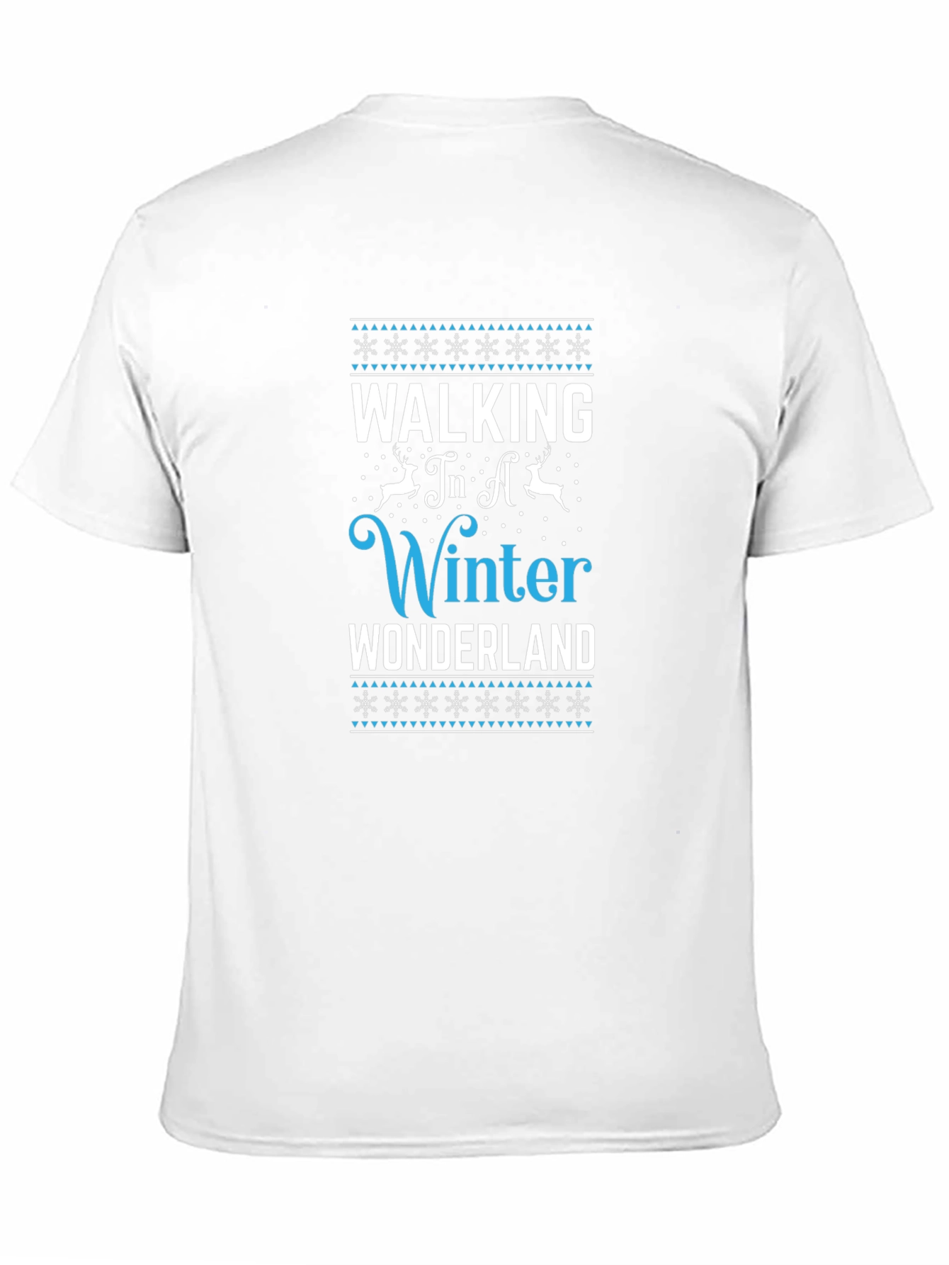 Black Winter Wonderland Graphic T-Shirt view 11