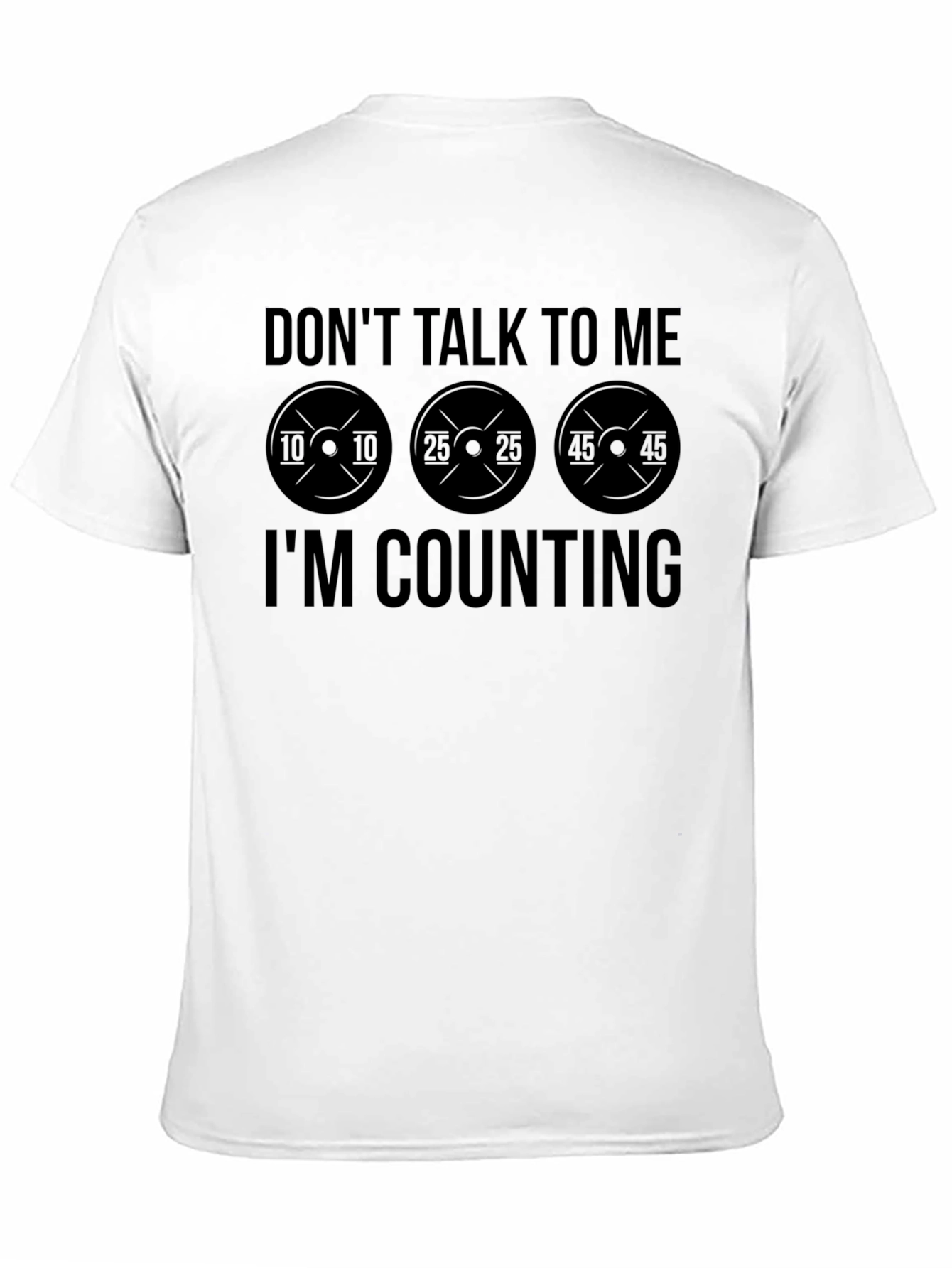 Black Don't Talk to Me I'm Counting Black T-Shirt view 11