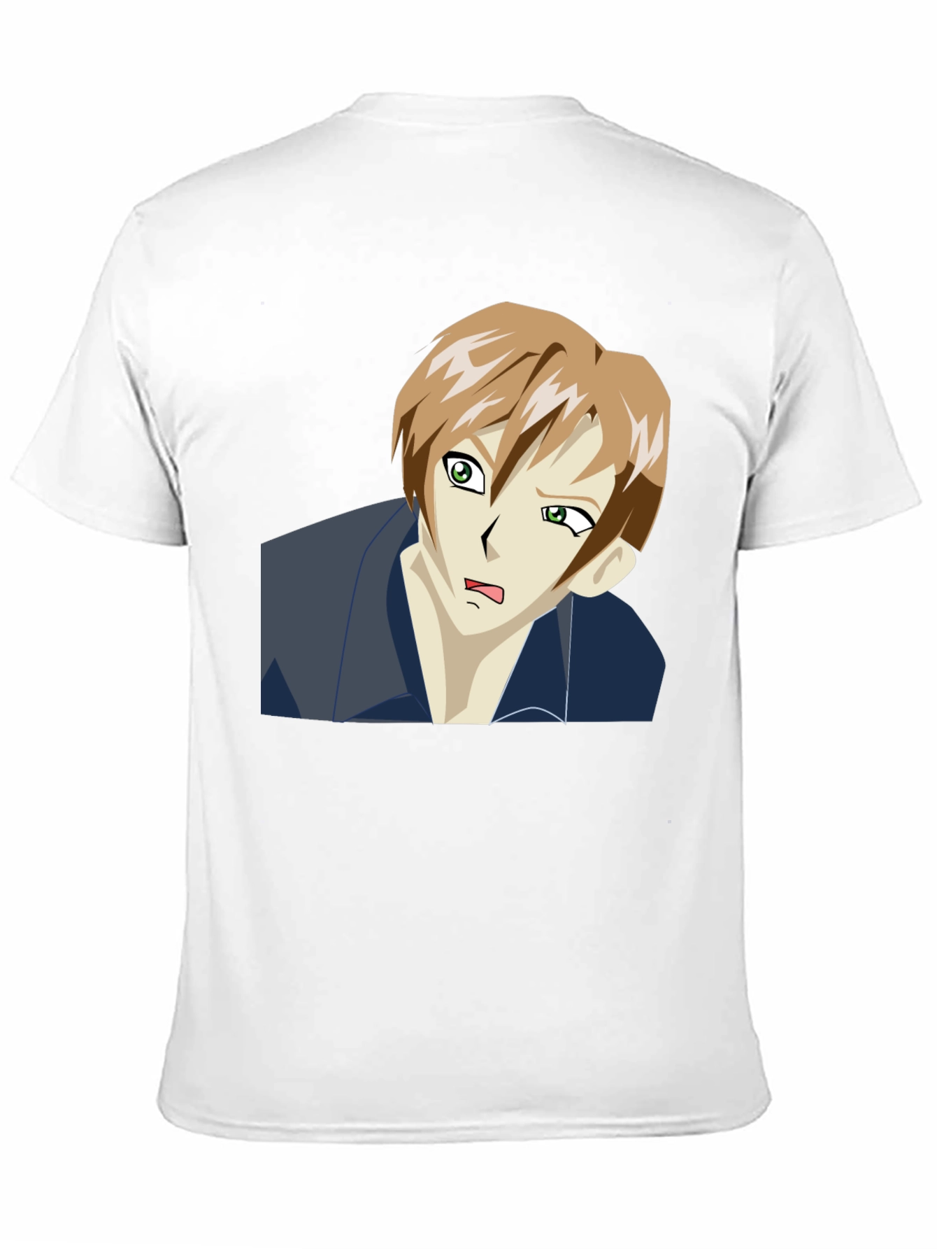 Black Anime Character T-Shirt - Classic Black Tee view 11