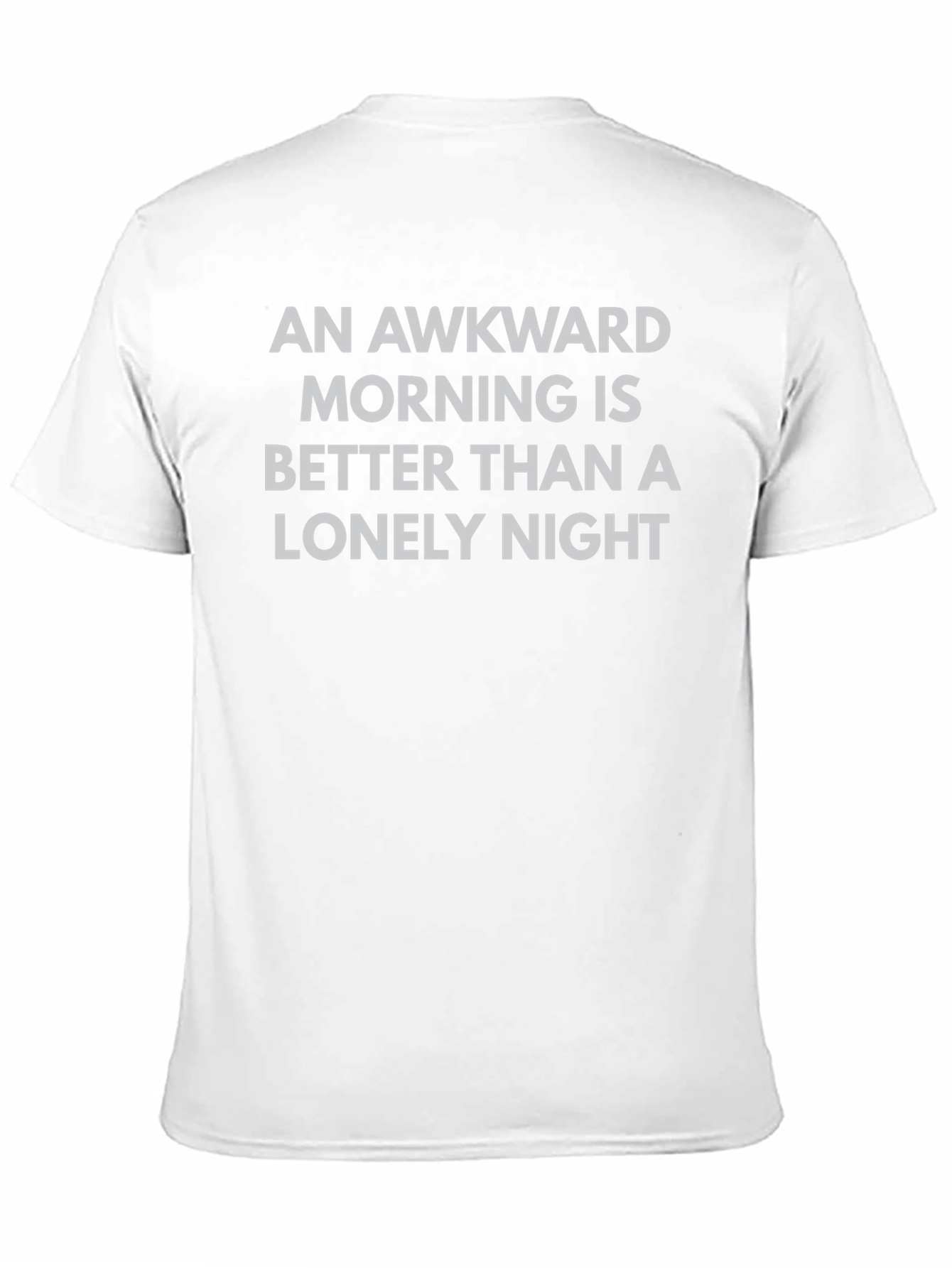 Black Awkward Morning T-Shirt - Funny Slogan Tee view 11
