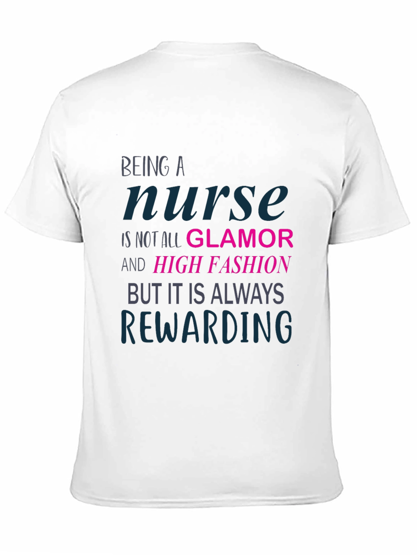 Black Nurse Glamor Graphic T-Shirt view 11