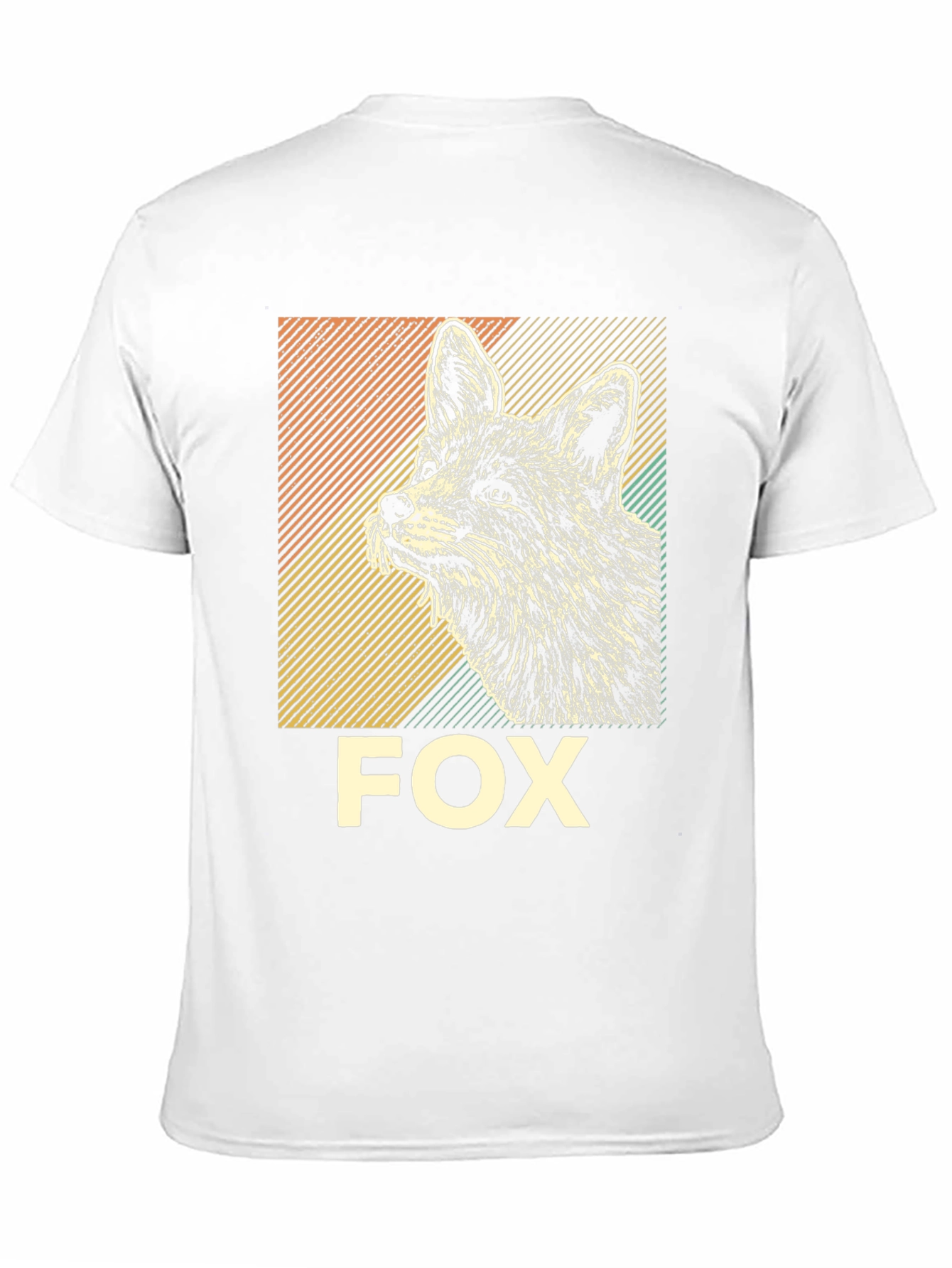 Black Fox Graphic T-Shirt - Vintage Animal Tee view 11