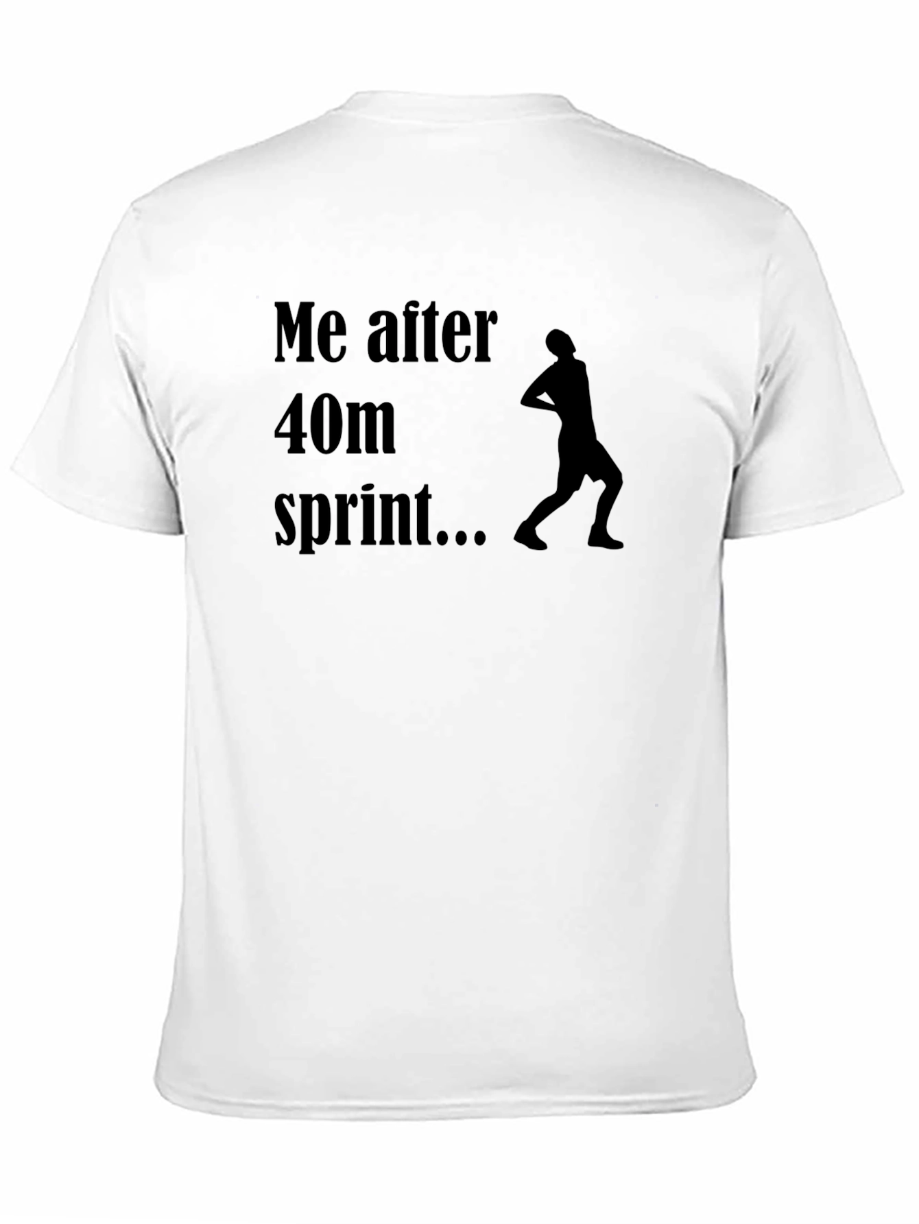 Black Funny Sprint Aftermath T-Shirt view 11