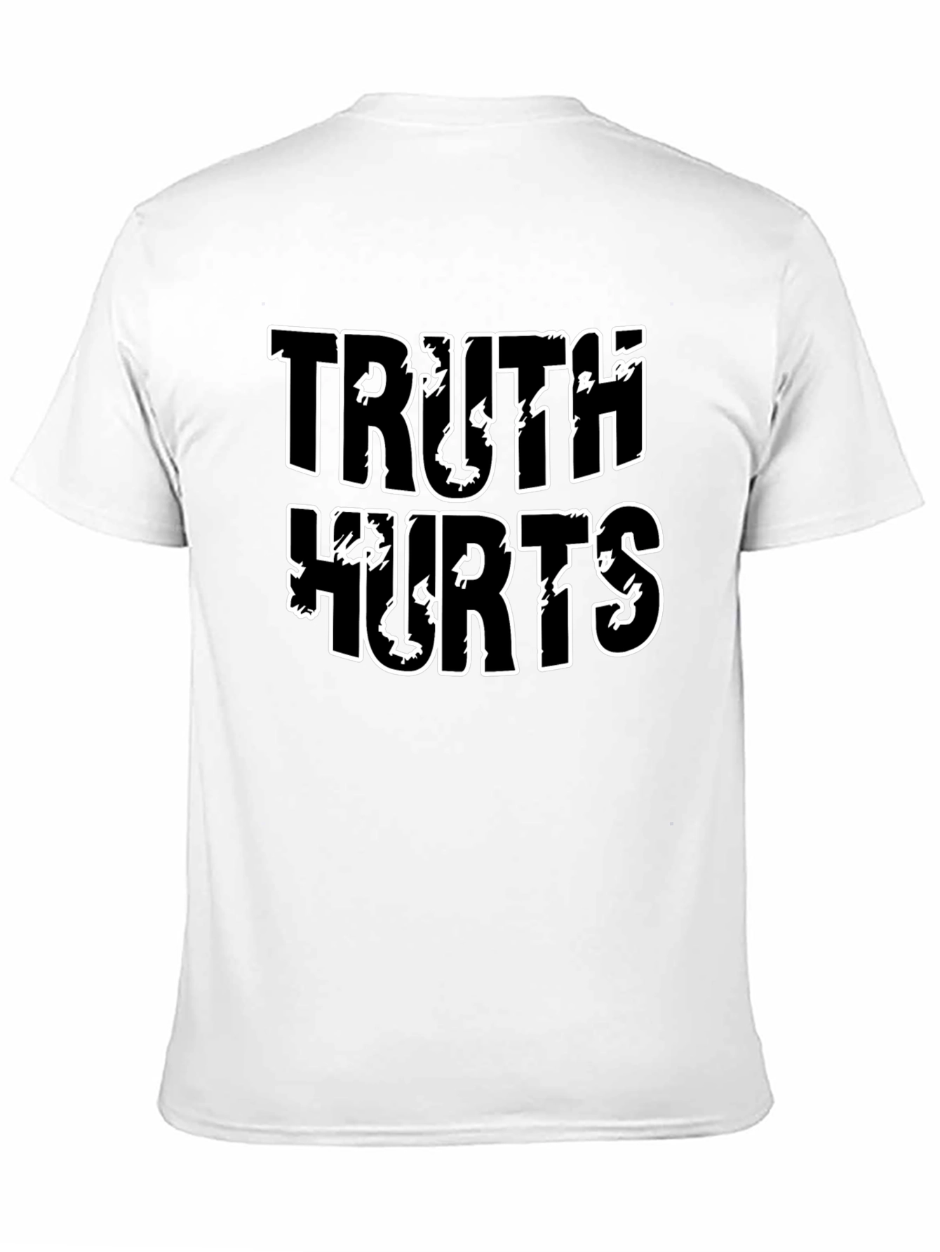 Black Truth Hurts Graphic Tee - Casual Mens T-Shirt view 11