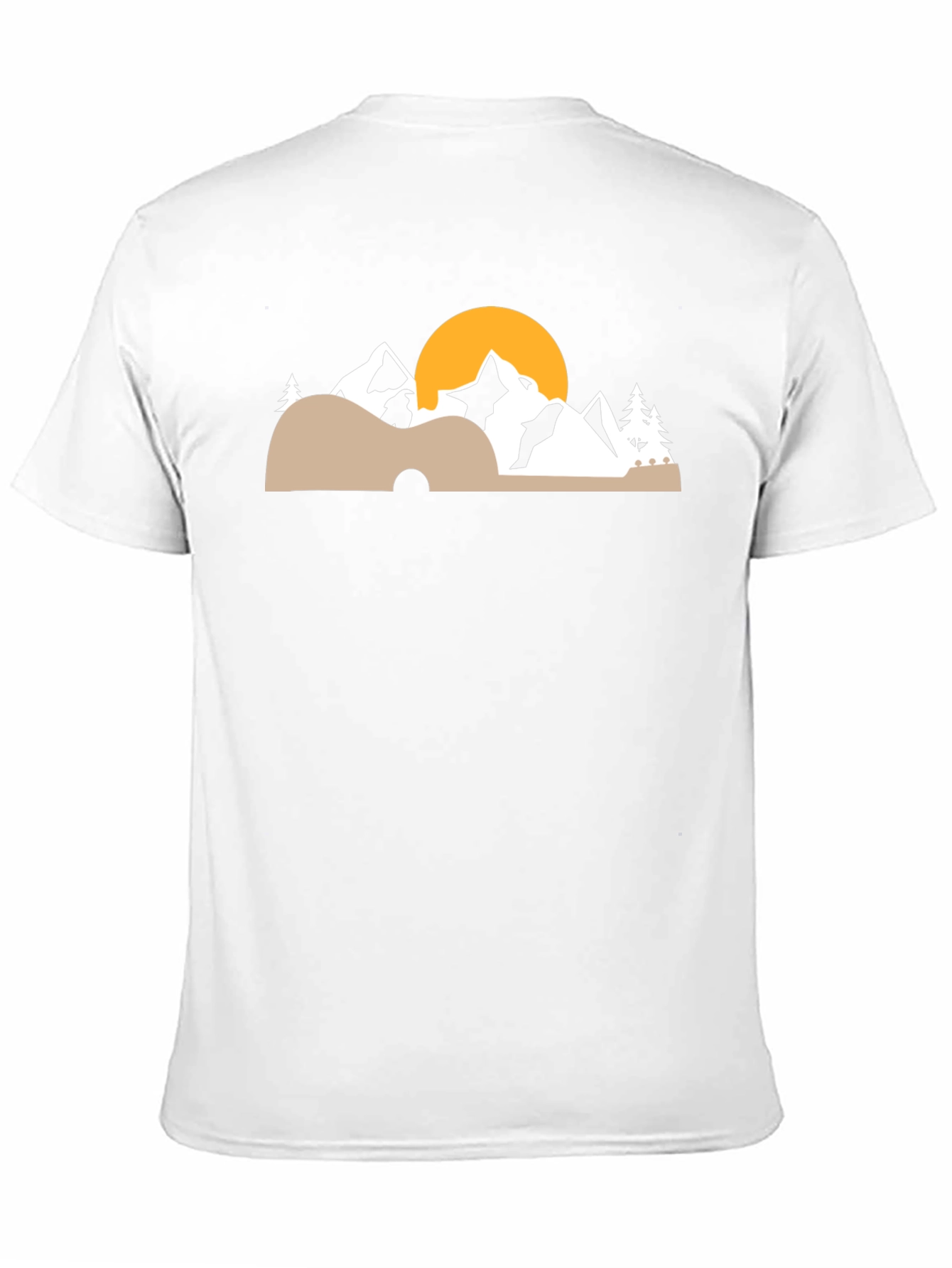 Black Mountain Sunset Graphic Tee - Nature Lover's T-Shirt view 11