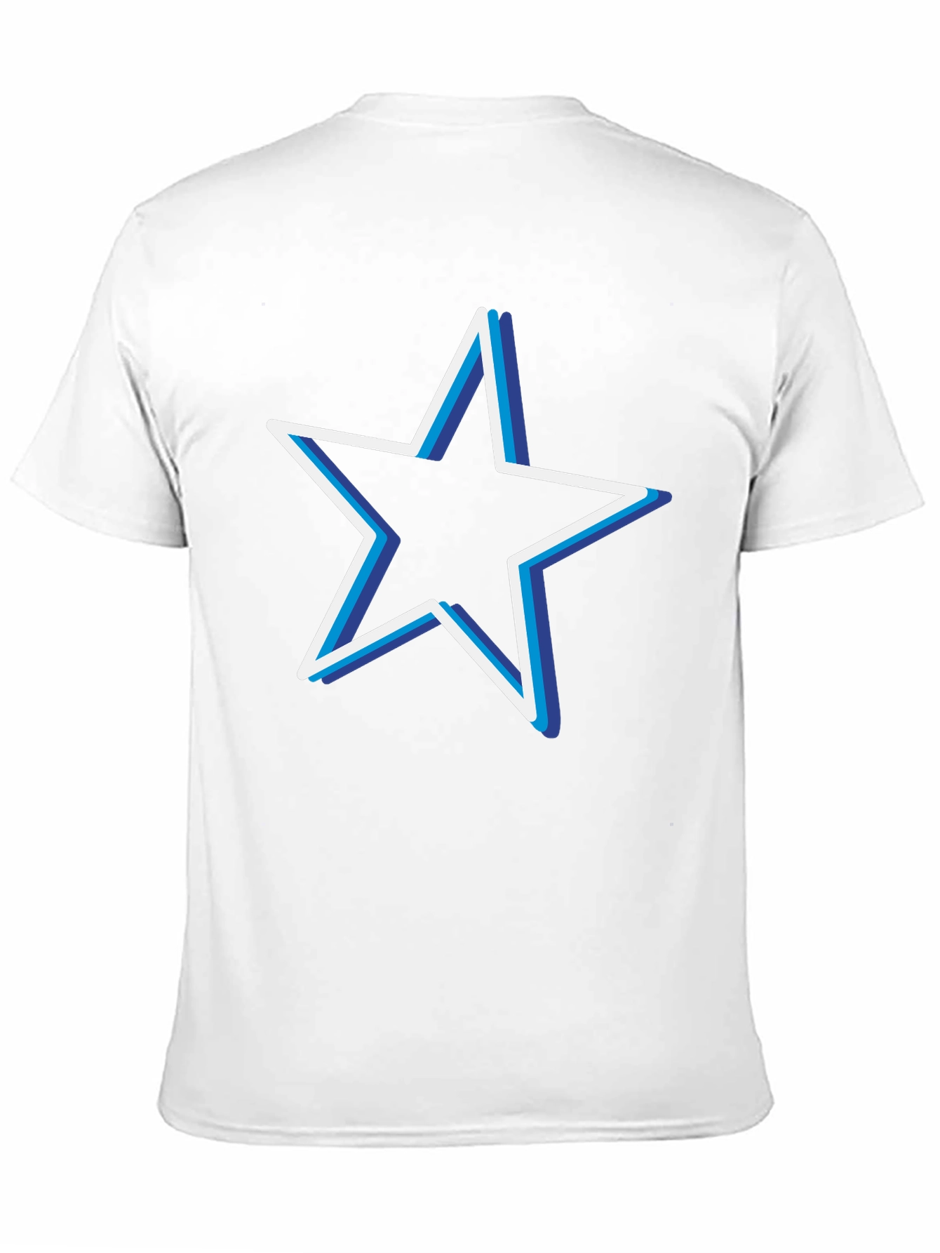Black Star Graphic Black T-Shirt Casual Menswear view 11