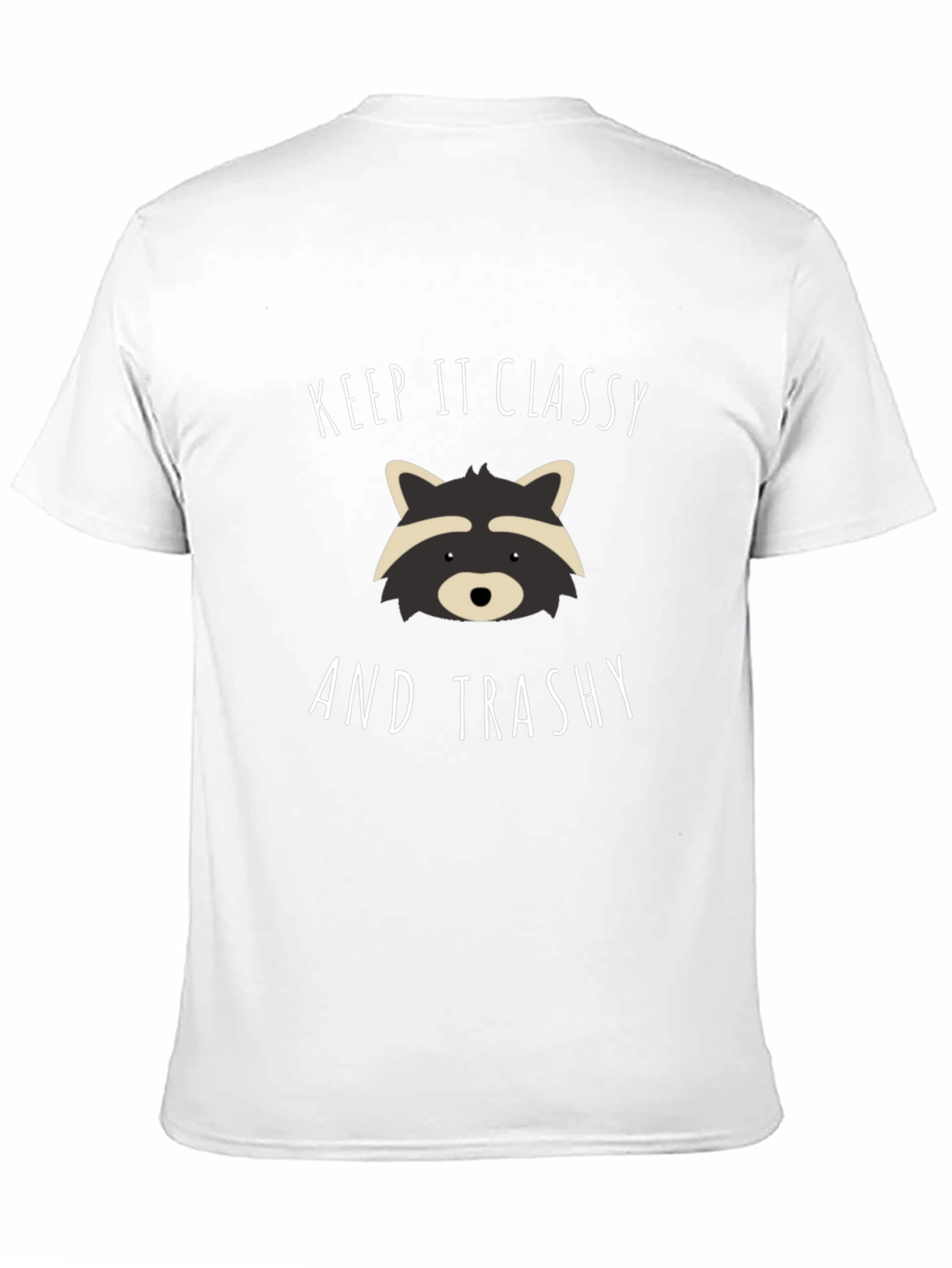 Black Keep It Classy & Trashy Raccoon Graphic Tee view 11
