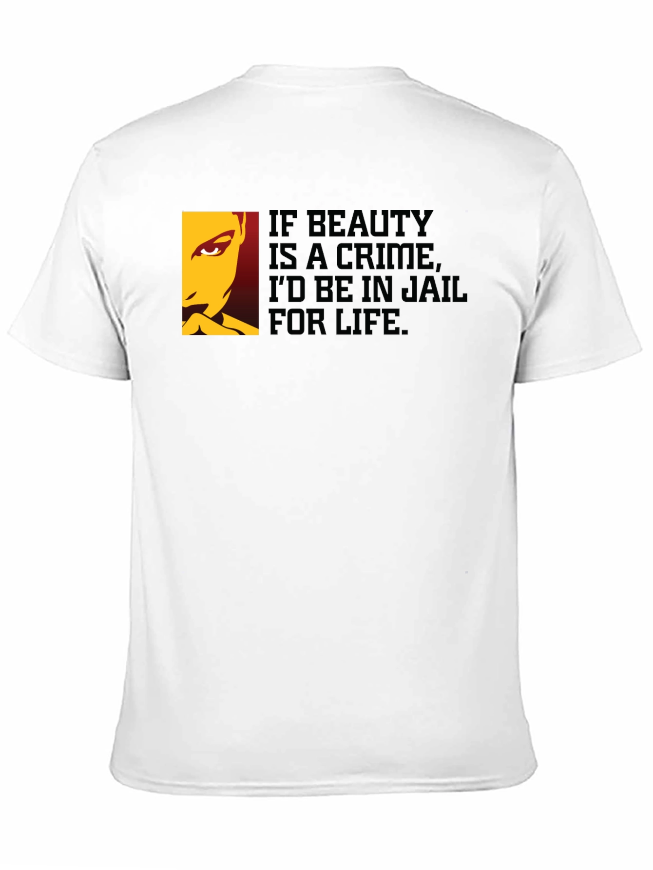 Black Beauty Crime Graphic Tee - Jail for Life Funny T-Shirt view 11