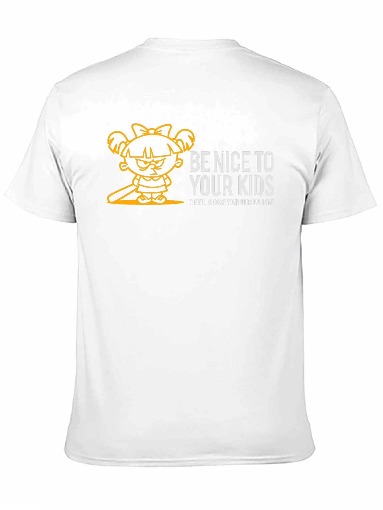 Black Be Nice To Your Kids Graphic Tee view 11