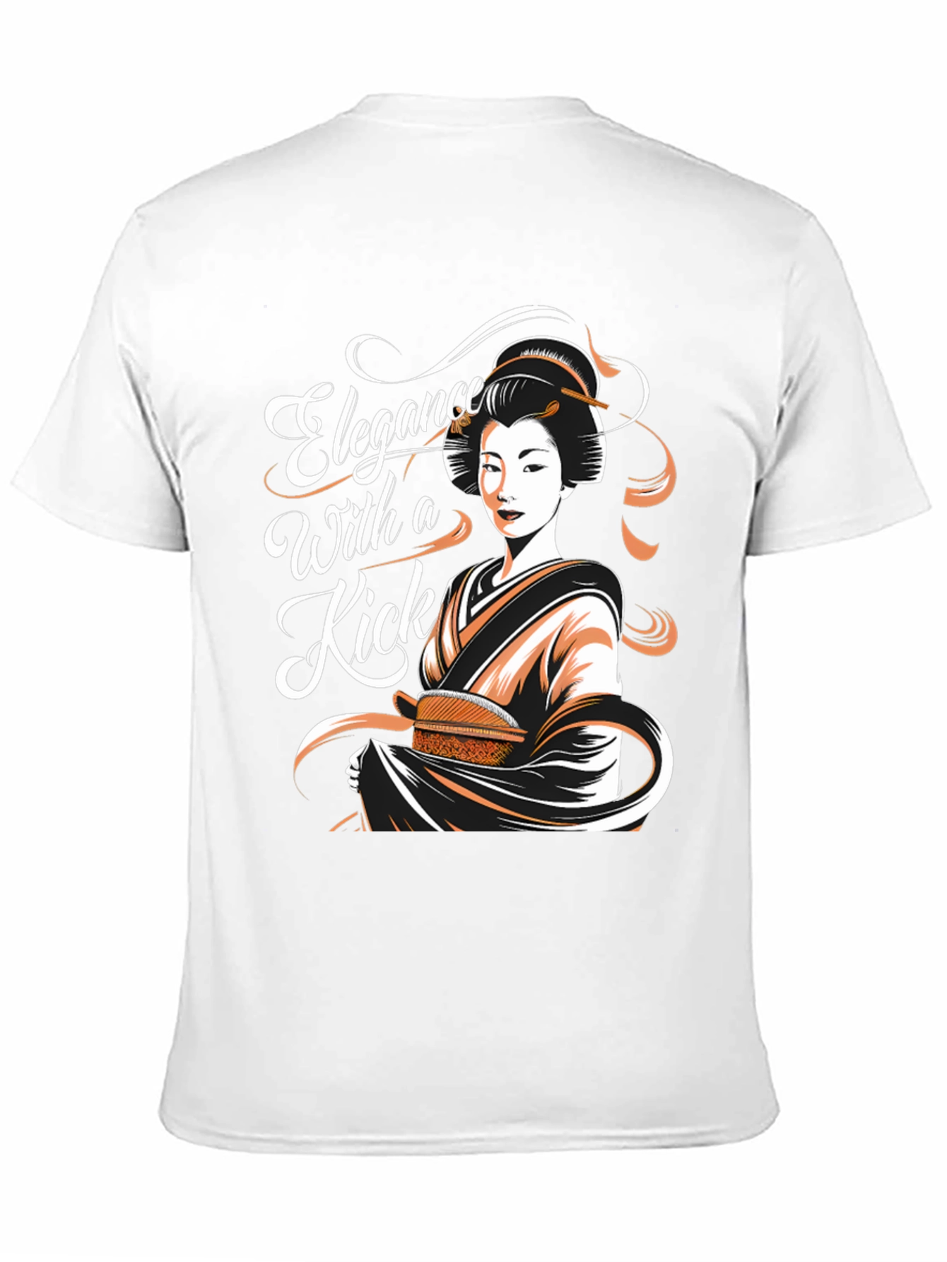 Black Elegance With a Kick Graphic Tee view 11