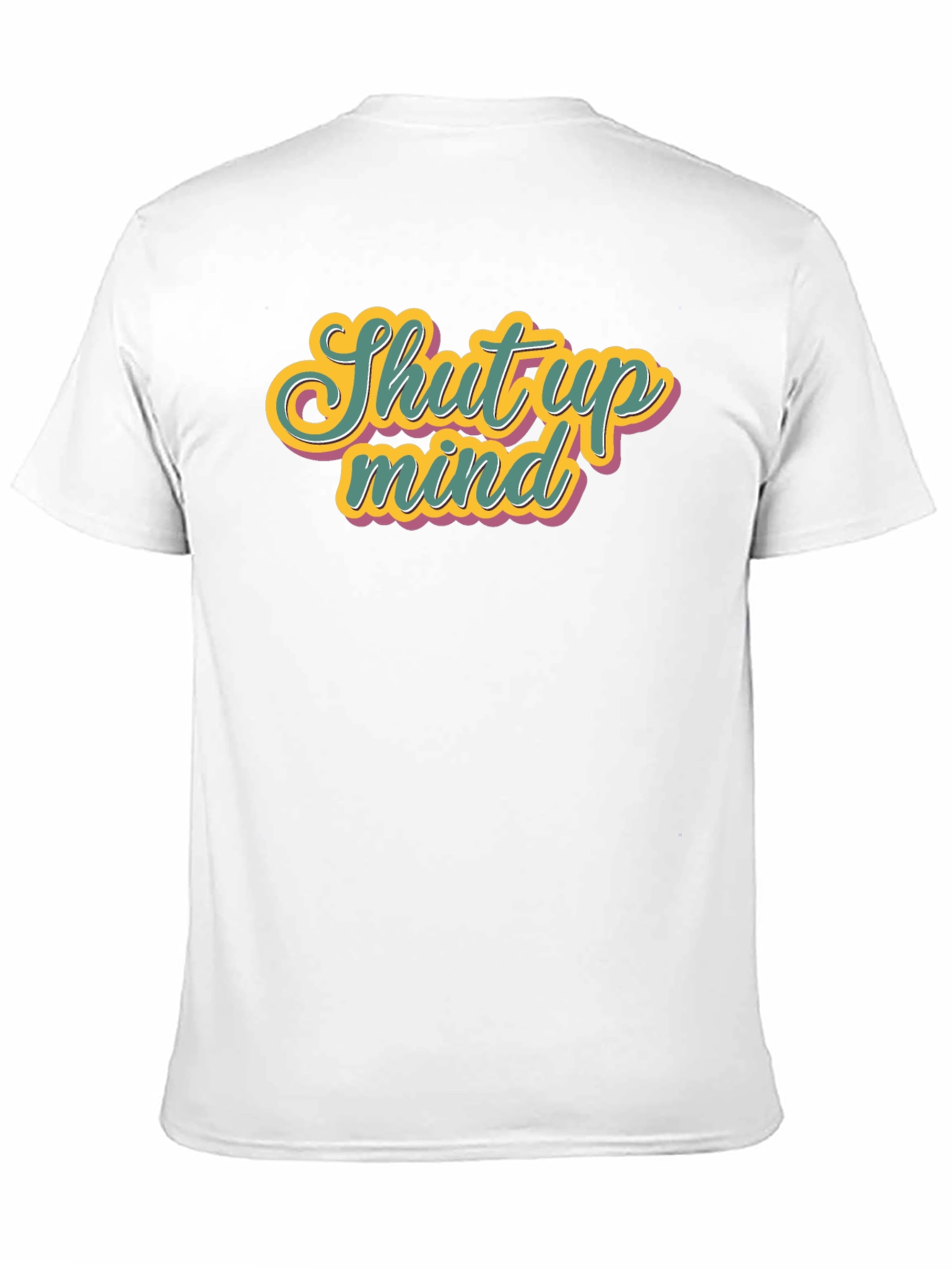 Black Shut Up Mind Graphic Tee view 11