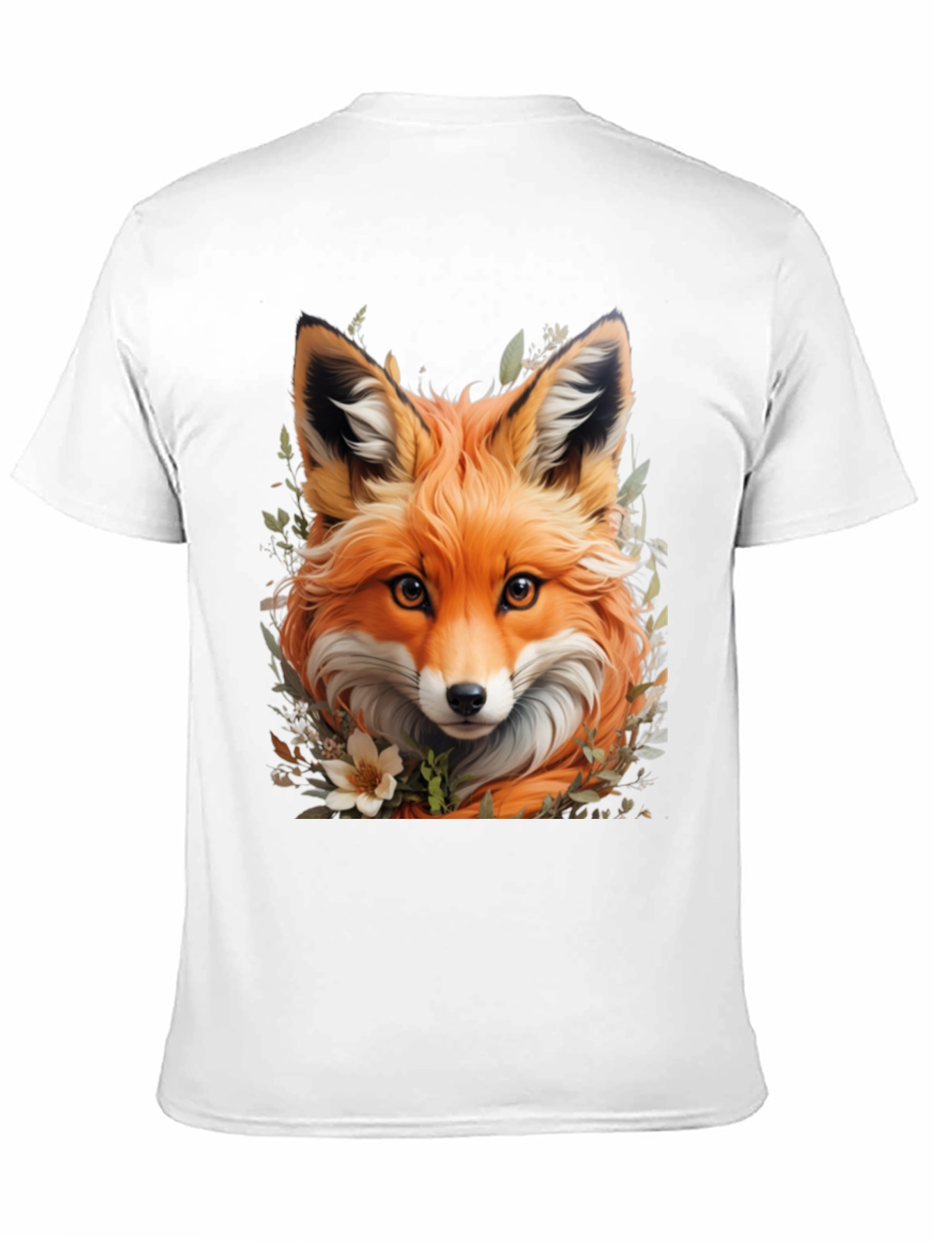 Black Fox Graphic Tee - Stylish Animal Print Shirt view 11