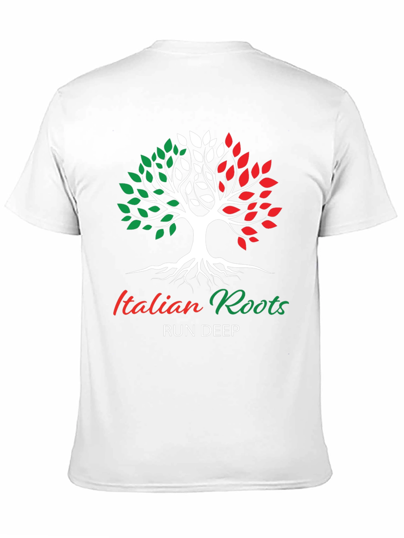 Black Italian Roots Run Deep T-Shirt view 11