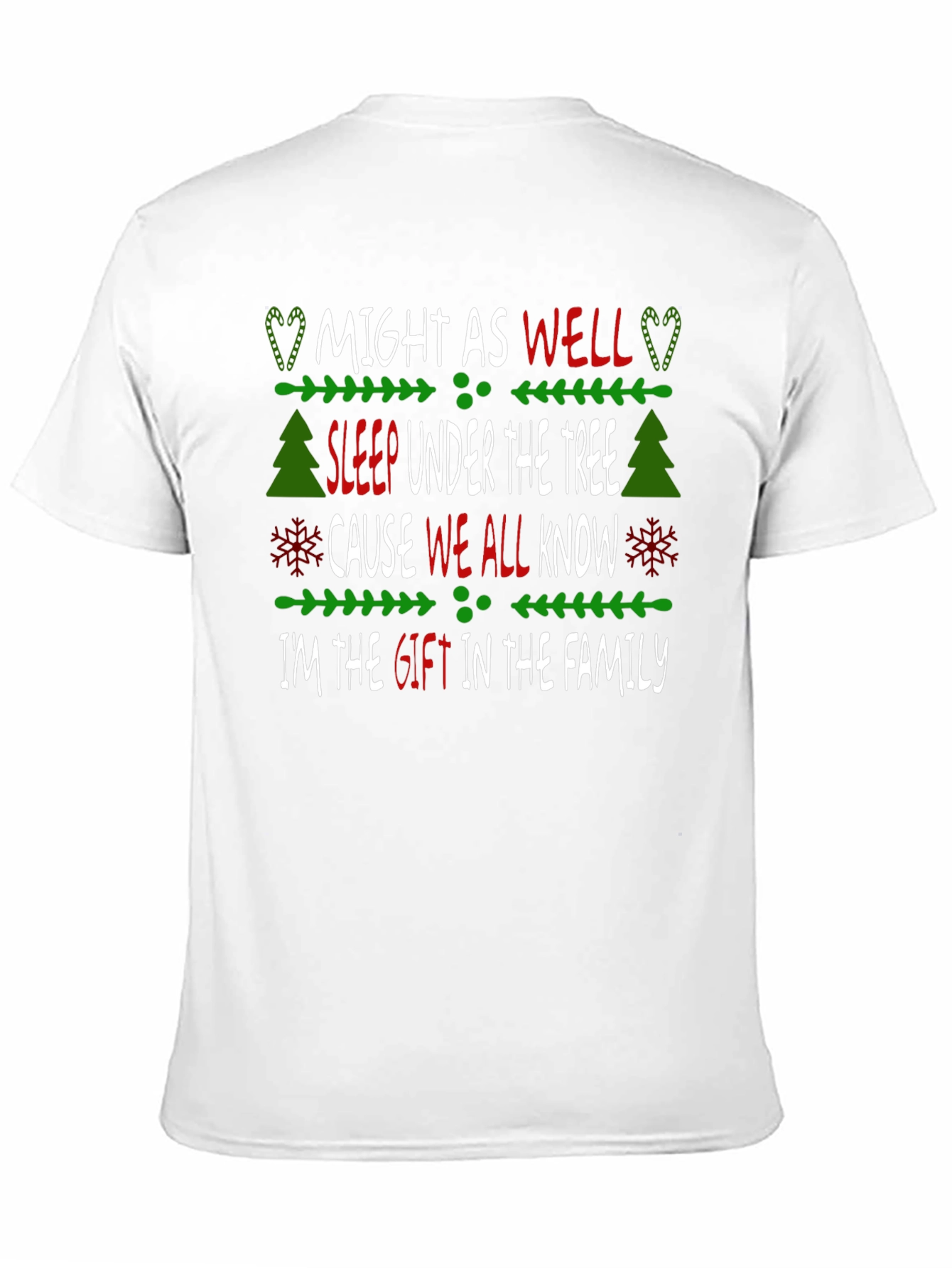 Black Funny Christmas Gift T-Shirt view 11