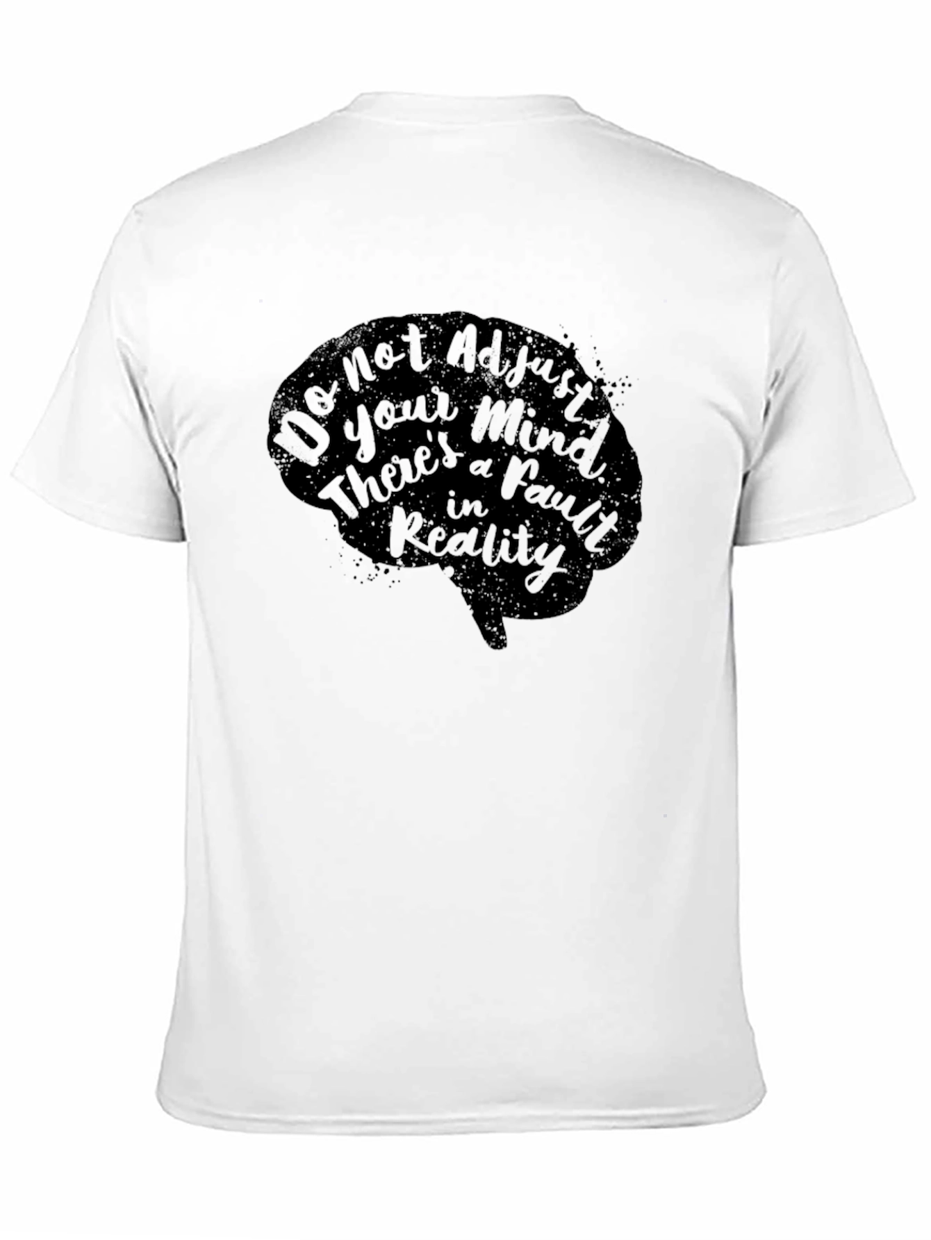 Black Mind Fault T-Shirt - Dark Humor Graphic Tee view 11