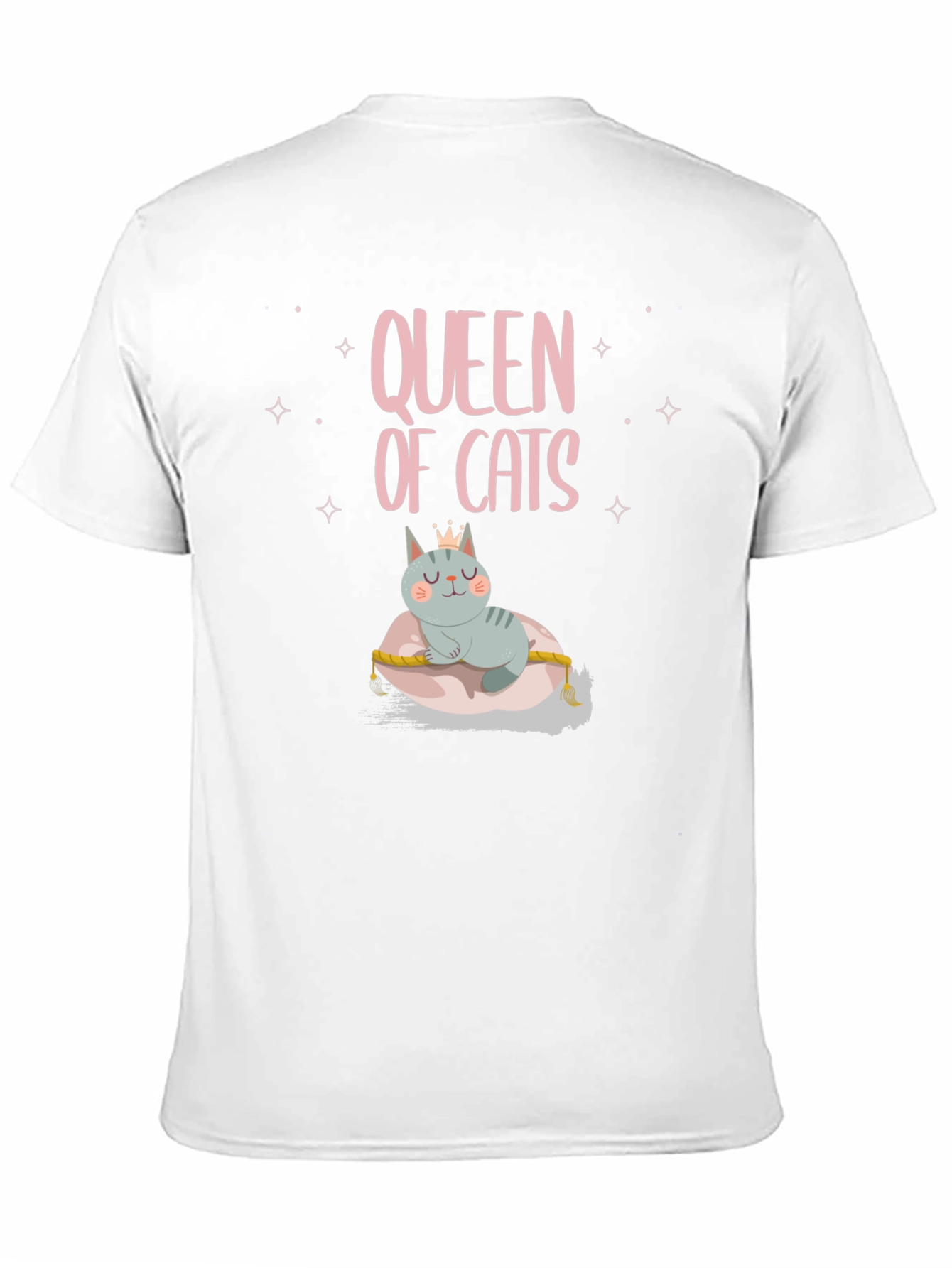 Black Queen of Cats Graphic T-Shirt view 11
