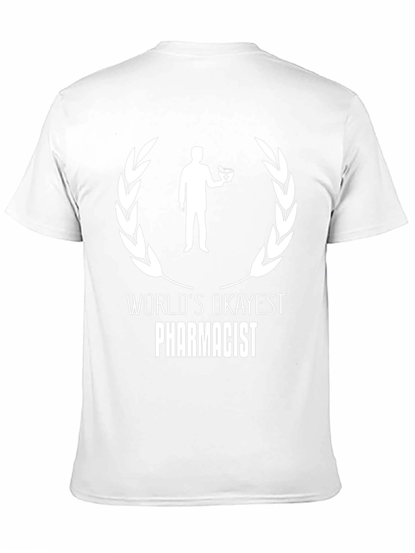 Black World's Okayest Pharmacist T-Shirt - Funny Gift view 11
