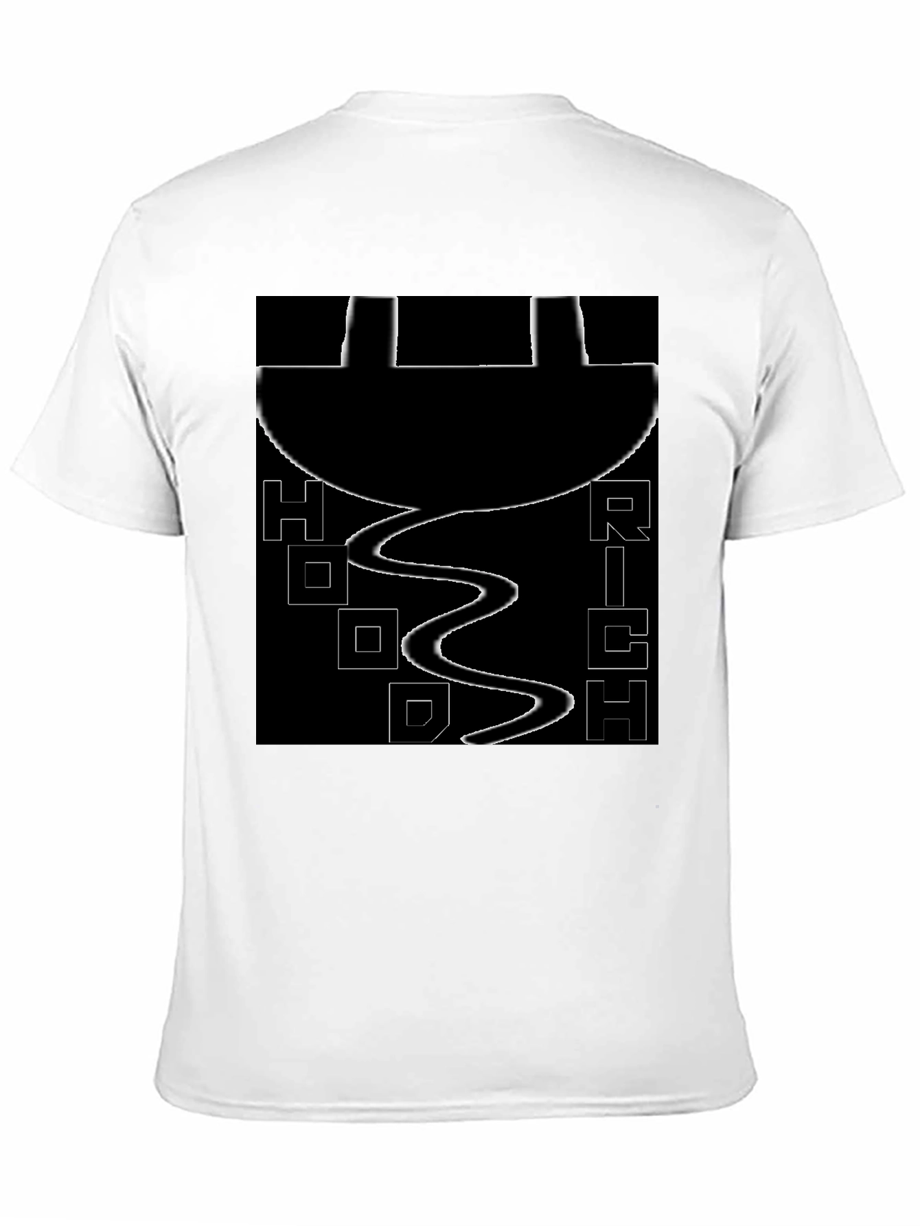 Black Hood Rich Graphic Tee - Black Cotton view 11