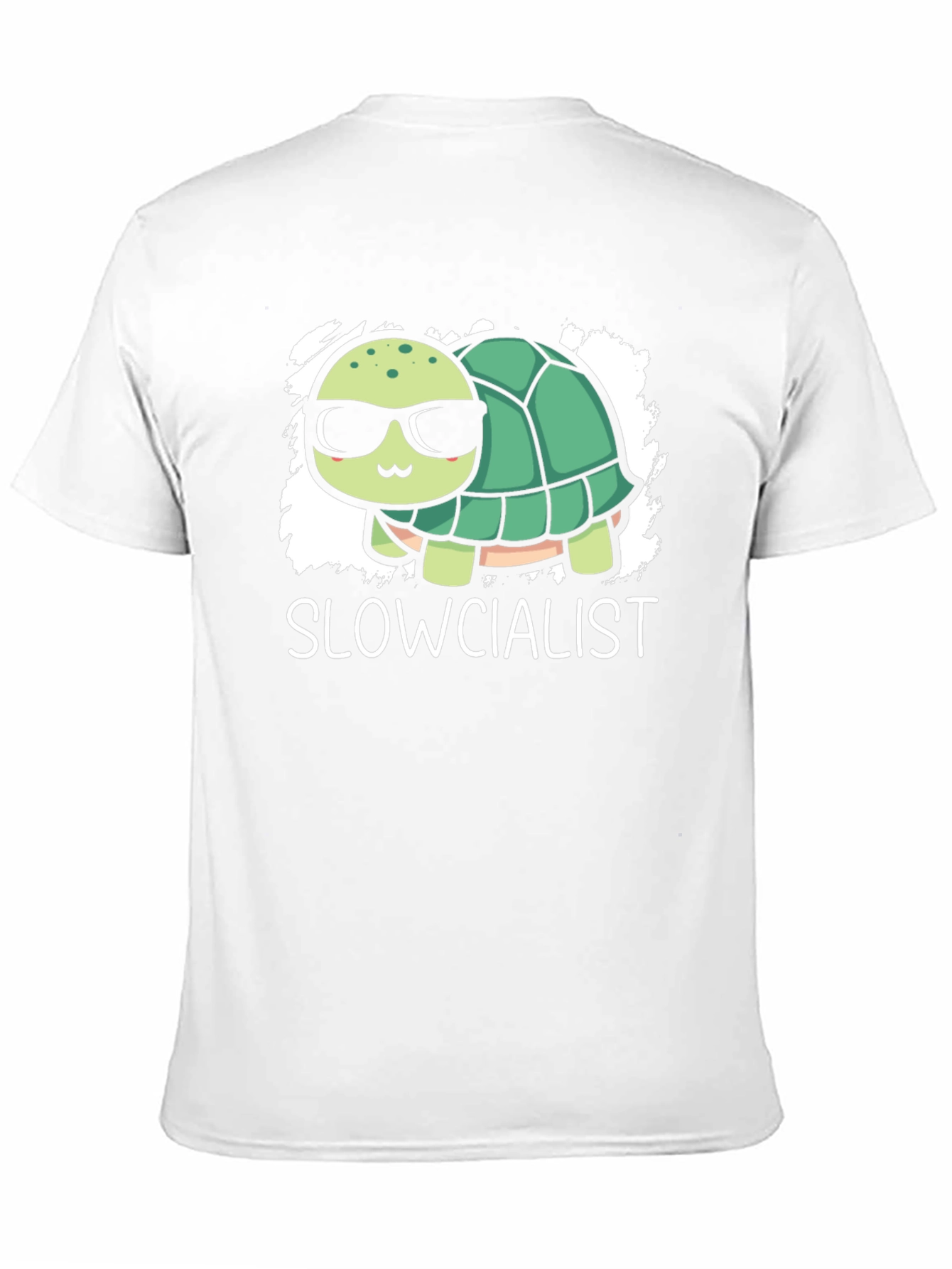 Black Slowcialist Turtle Graphic T-Shirt view 11