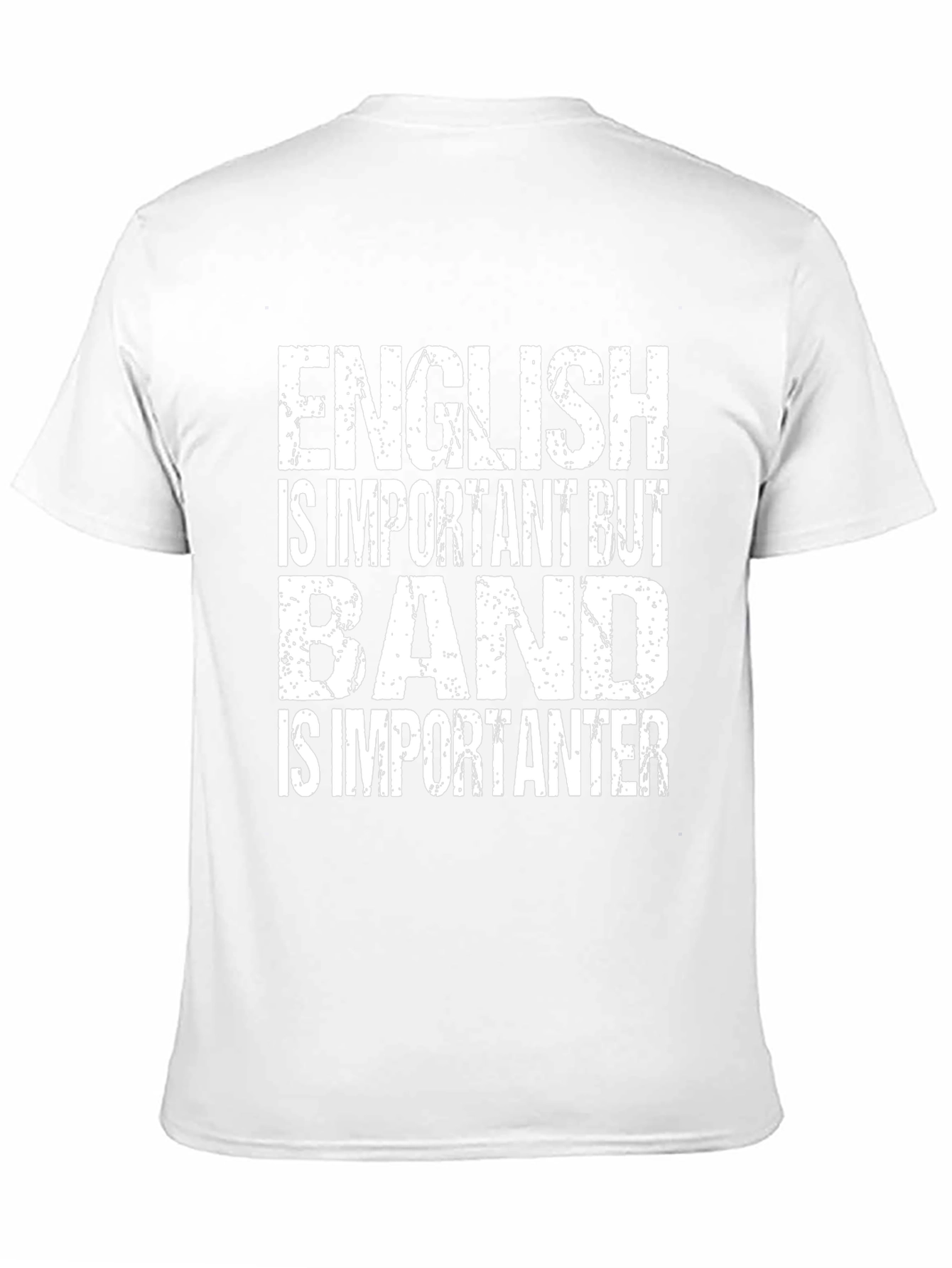 Funny Band T-Shirt - Important Than English! - 11