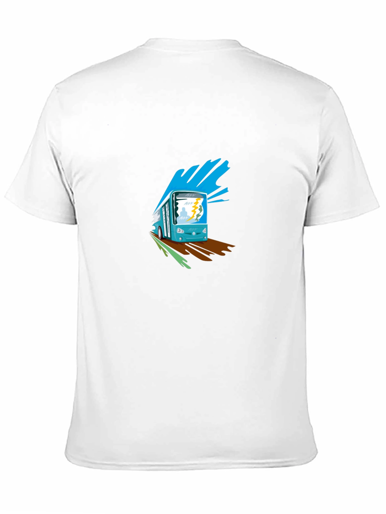 Funky Bus T-Shirt - Cool Graphic Tee for Men - 11