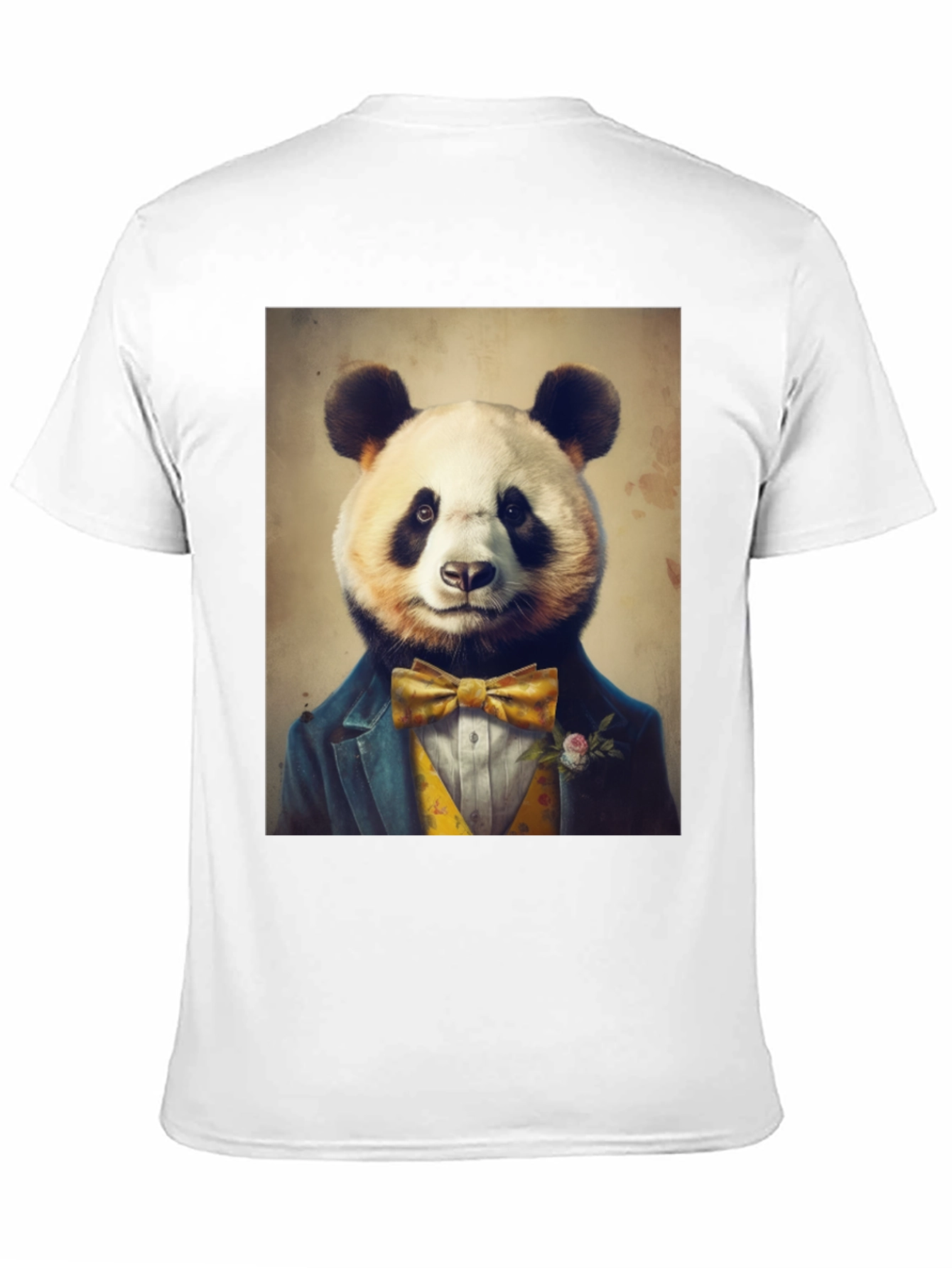 Black Panda Gentleman T-Shirt view 11