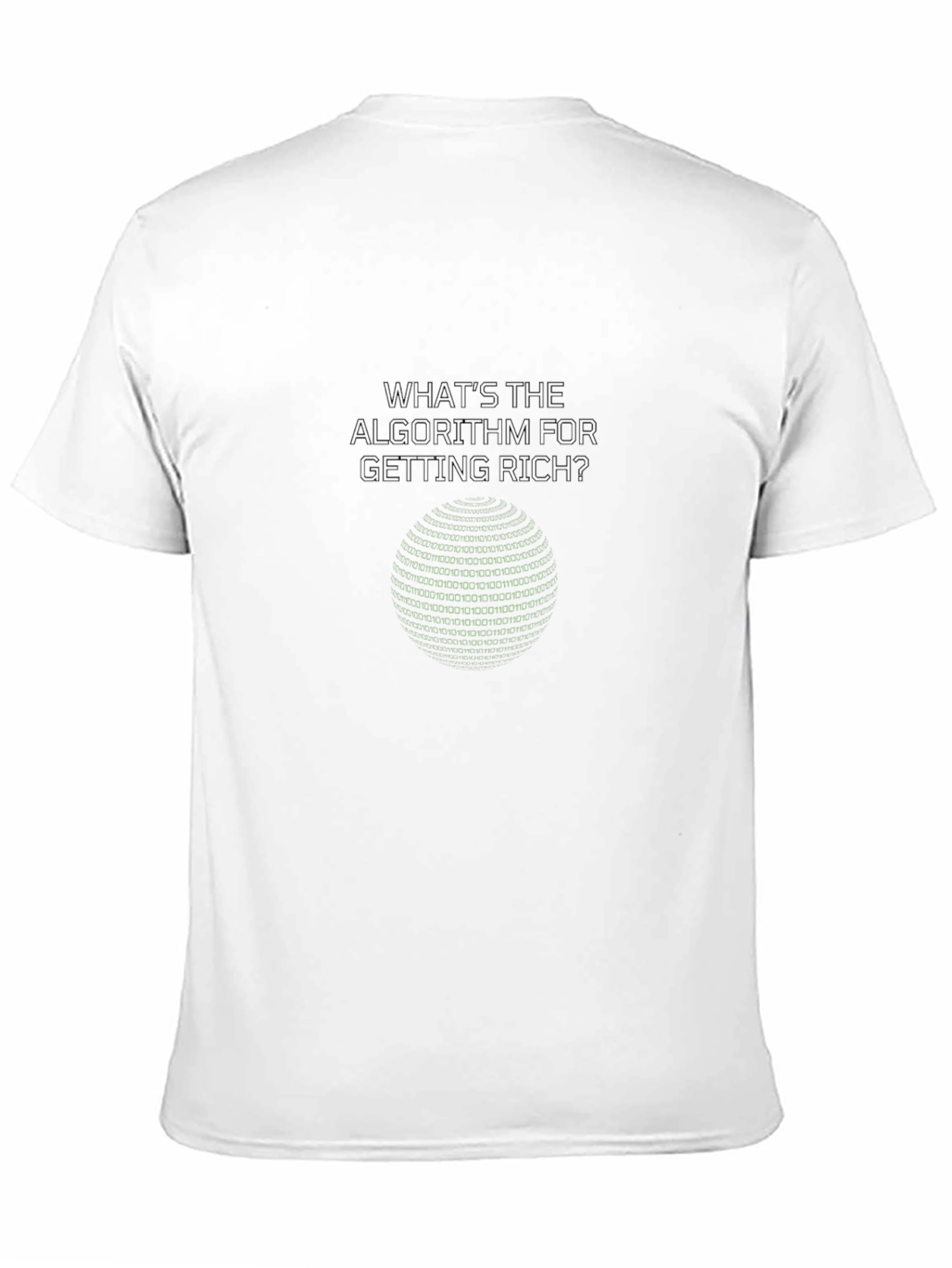 Black Algorithm for Getting Rich Black T-Shirt view 11