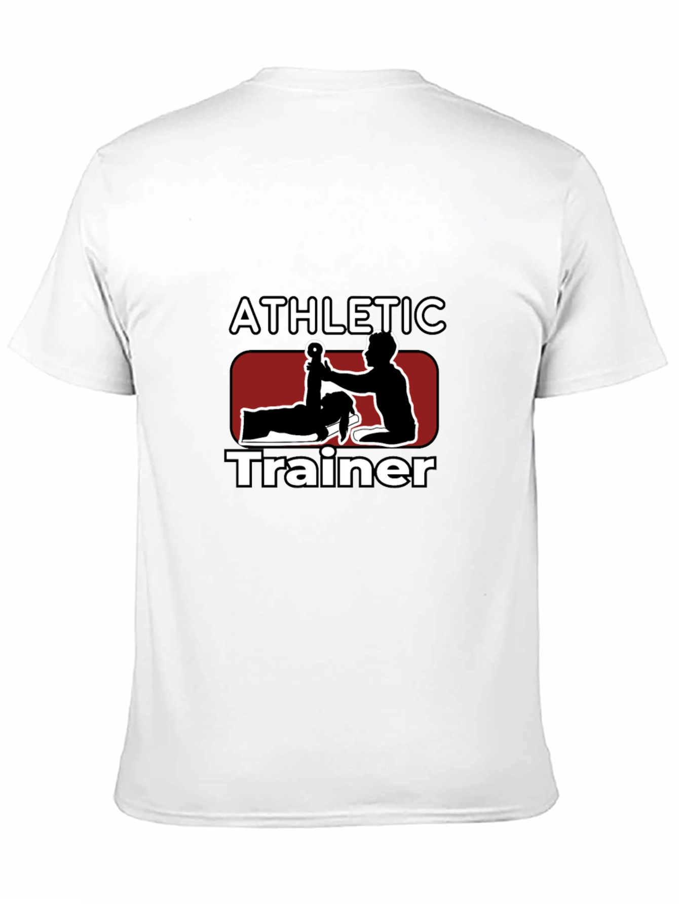 Black Athletic Trainer Graphic Tee - Sports Medicine Apparel view 11