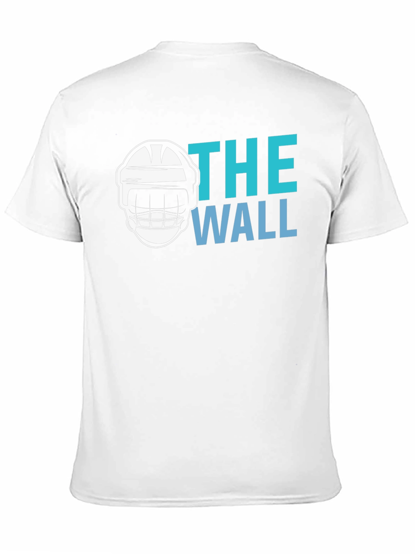 Black The Wall Hockey Goalie T-Shirt - Black Cotton Tee view 11