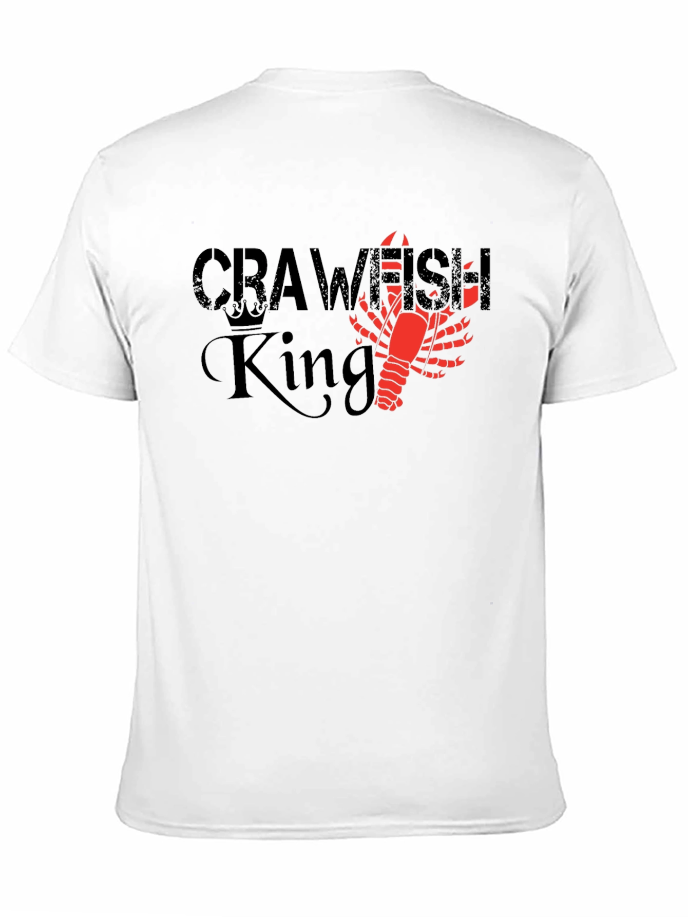 Black Crawfish King Graphic Tee - Louisiana Pride view 11