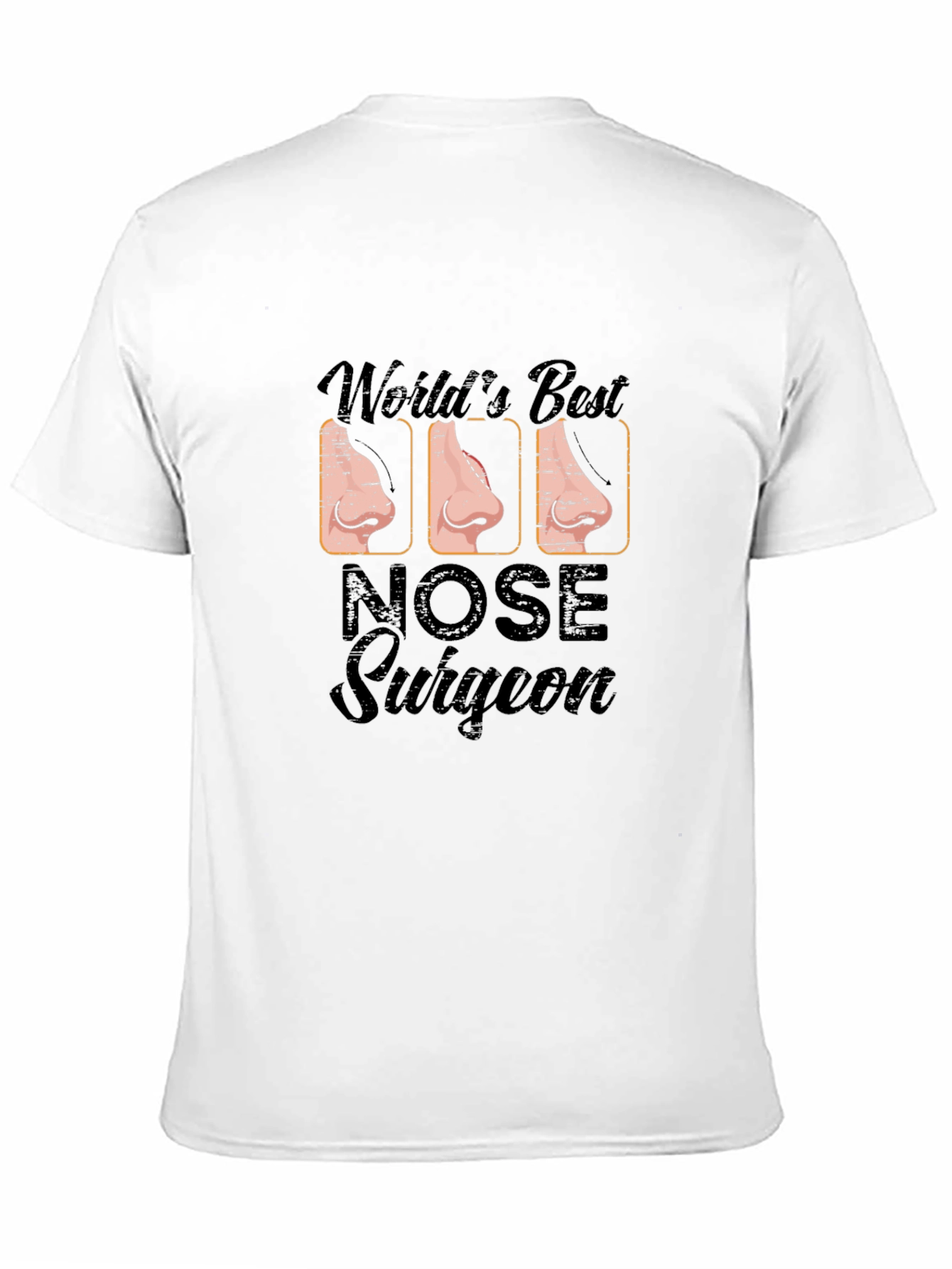 Black World's Best Nose Surgeon T-Shirt - Black view 11