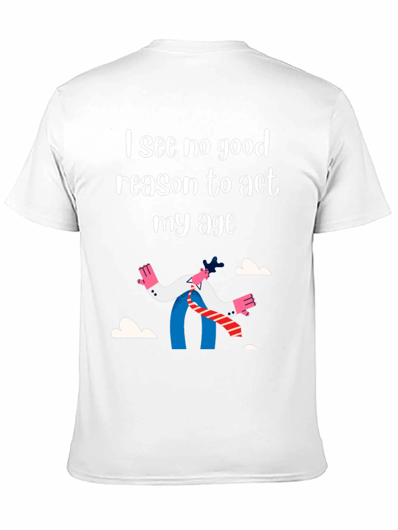 Black Funny "I See No Good Reason" T-Shirt view 11