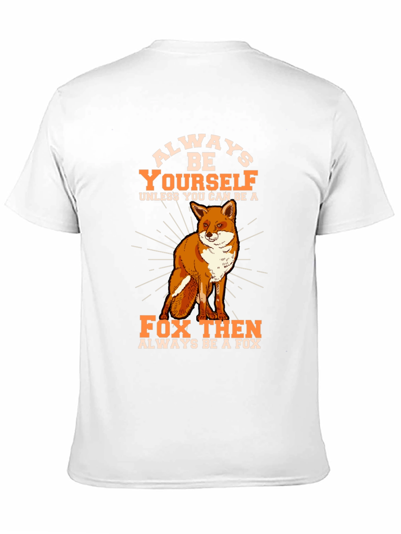 Black Always Be Yourself Fox Graphic Tee - Black view 11