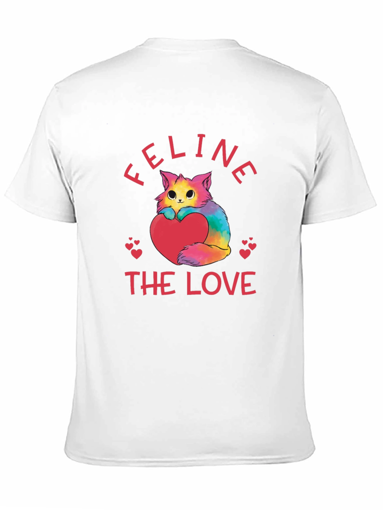 Black Feline The Love Graphic T-Shirt view 11
