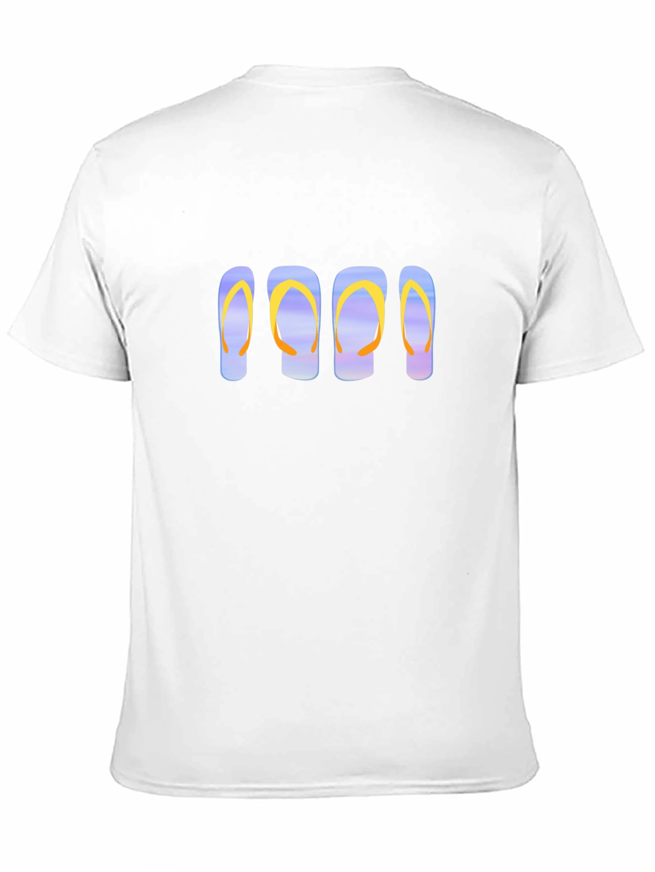 Black Cool Flip Flop Graphic T-Shirt view 11