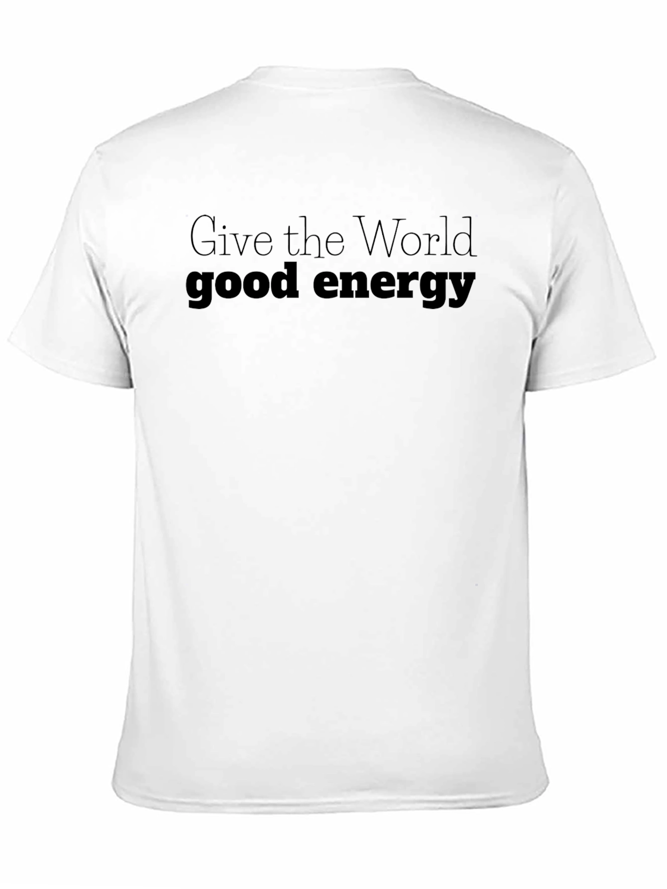 Black Good Energy Black T-Shirt view 11