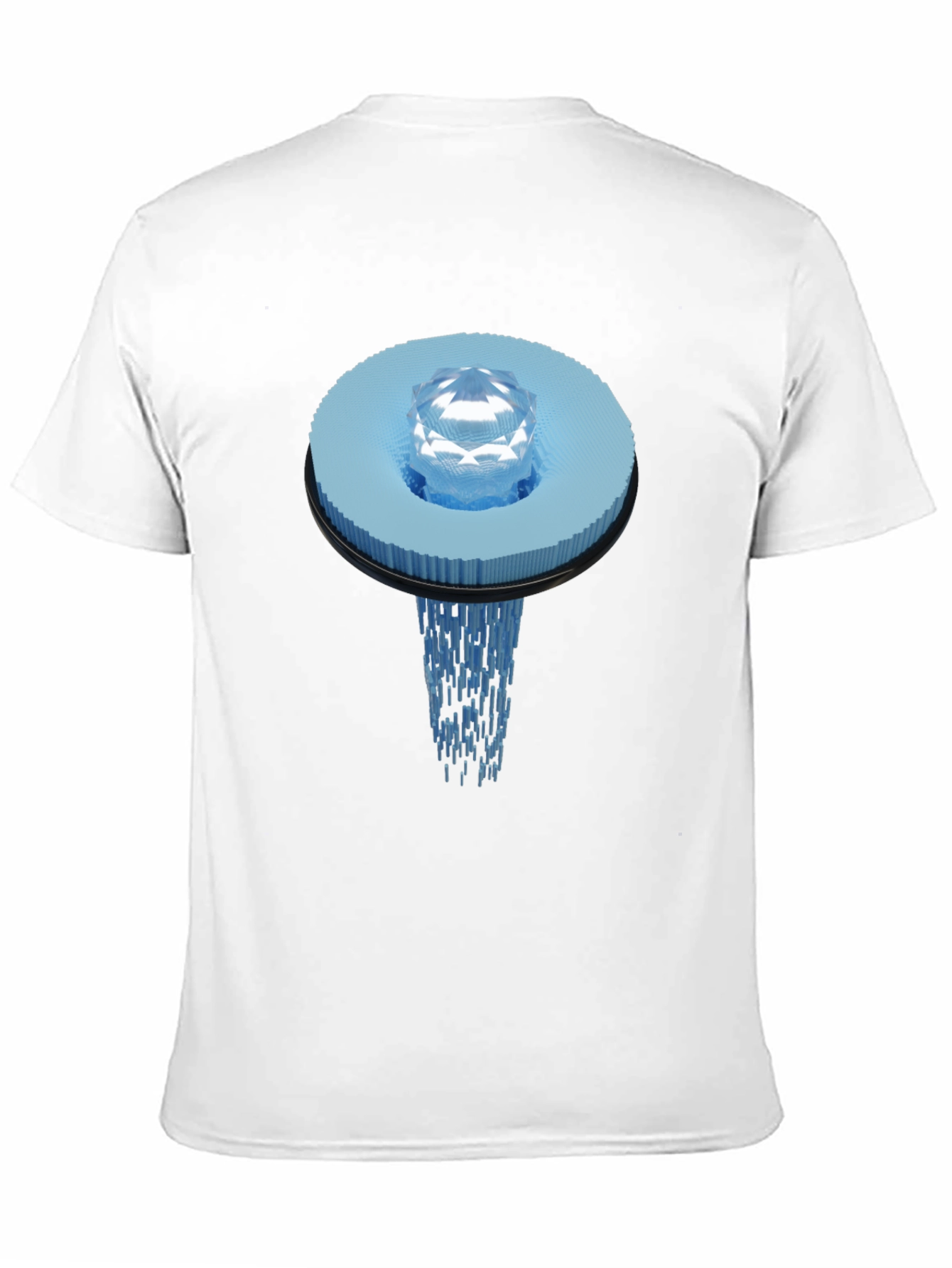 Abstract Graphic Black T-Shirt - 11