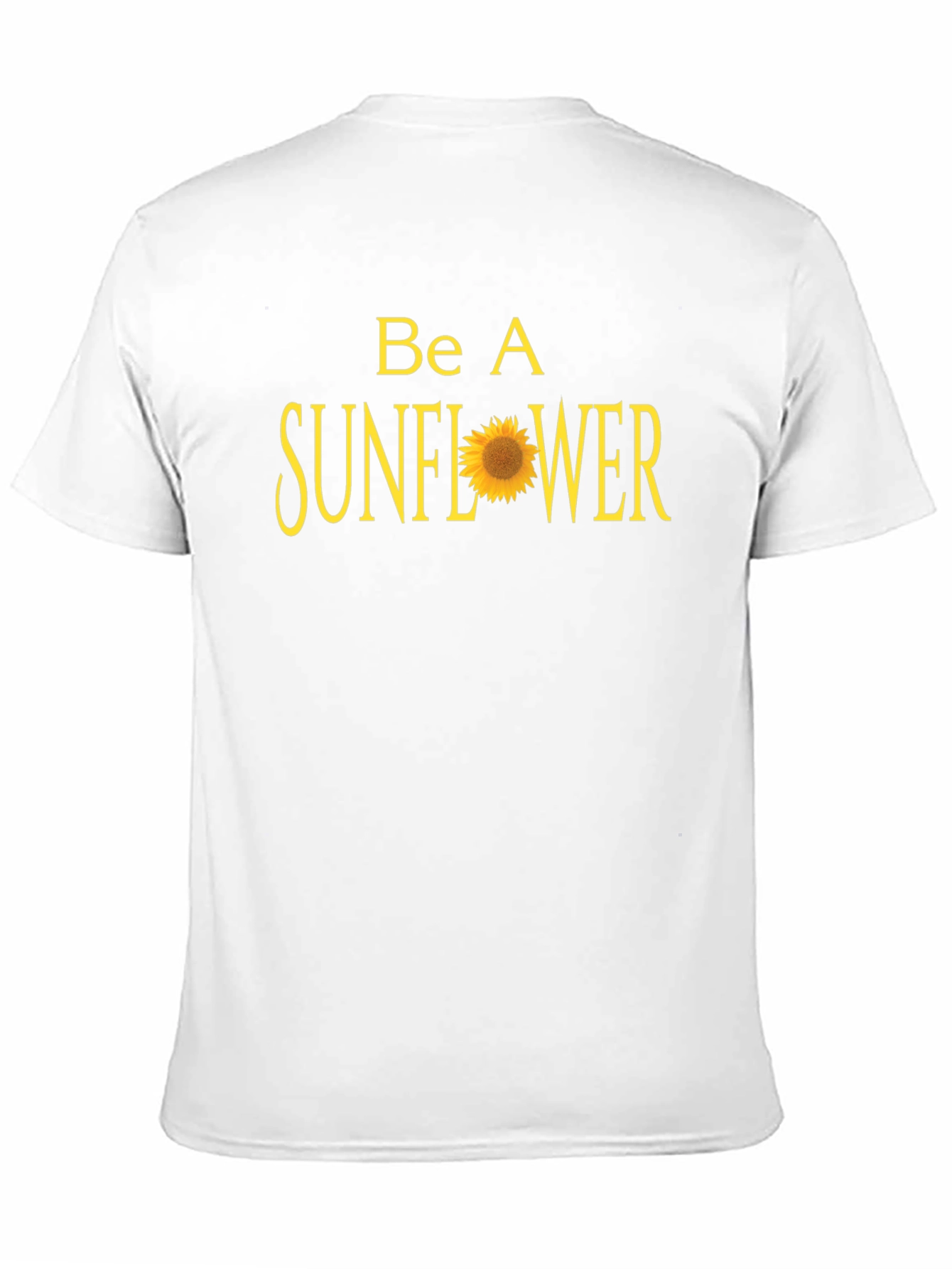 Black Be A Sunflower Black T-Shirt view 11