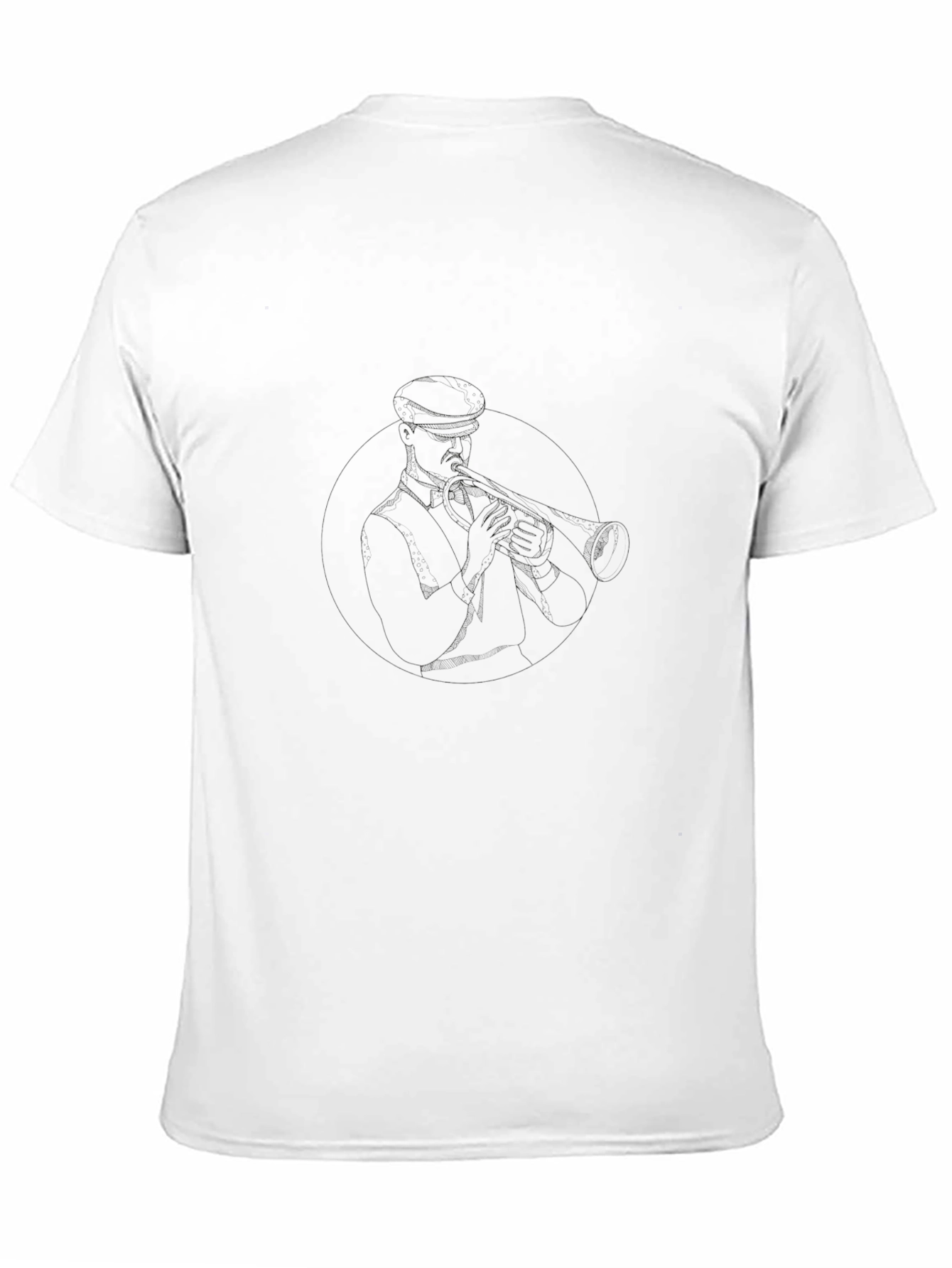 Black Men's Solid Black Crew Neck T-Shirt view 11