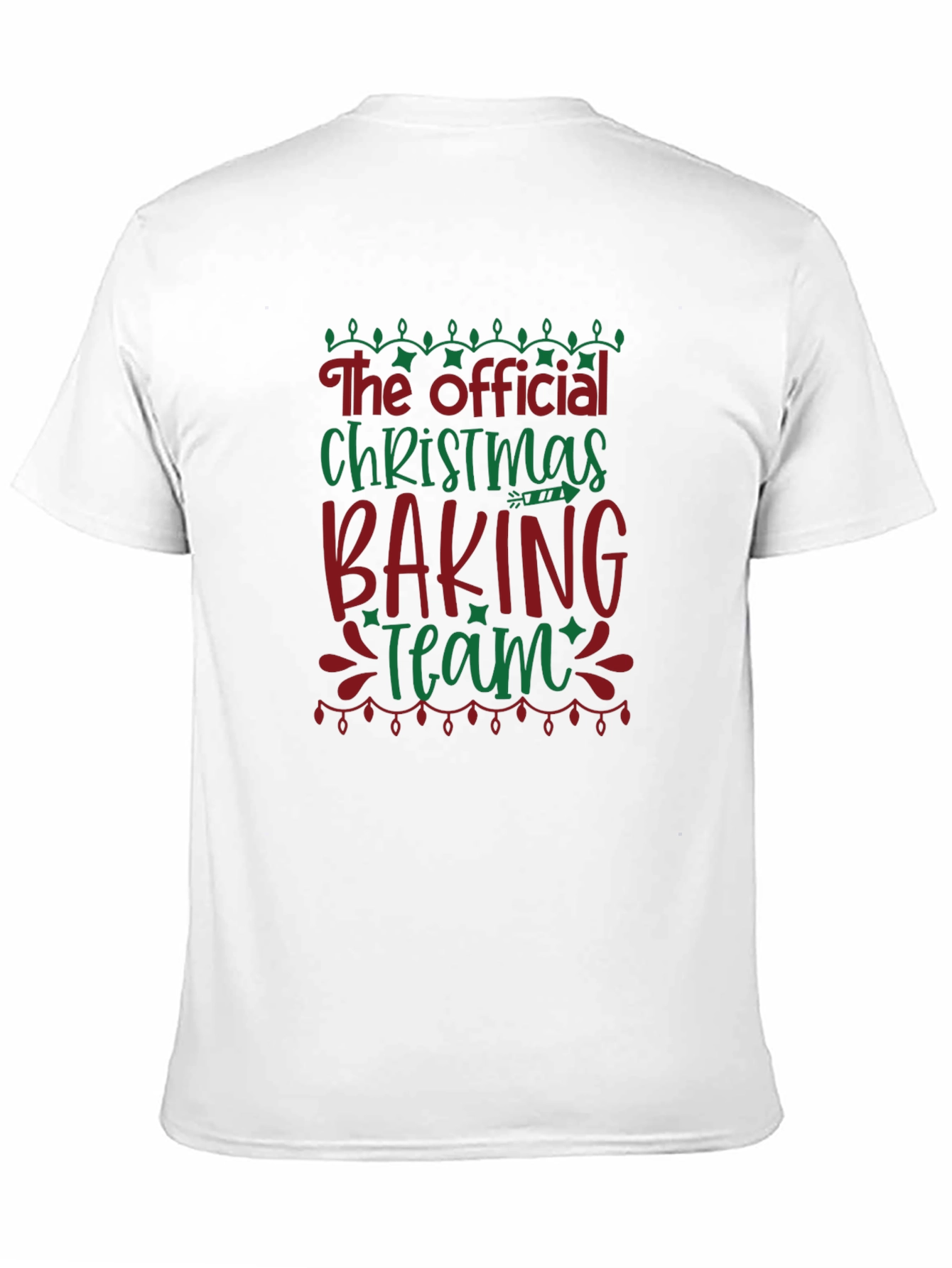Black Christmas Baking Team T-Shirt view 11