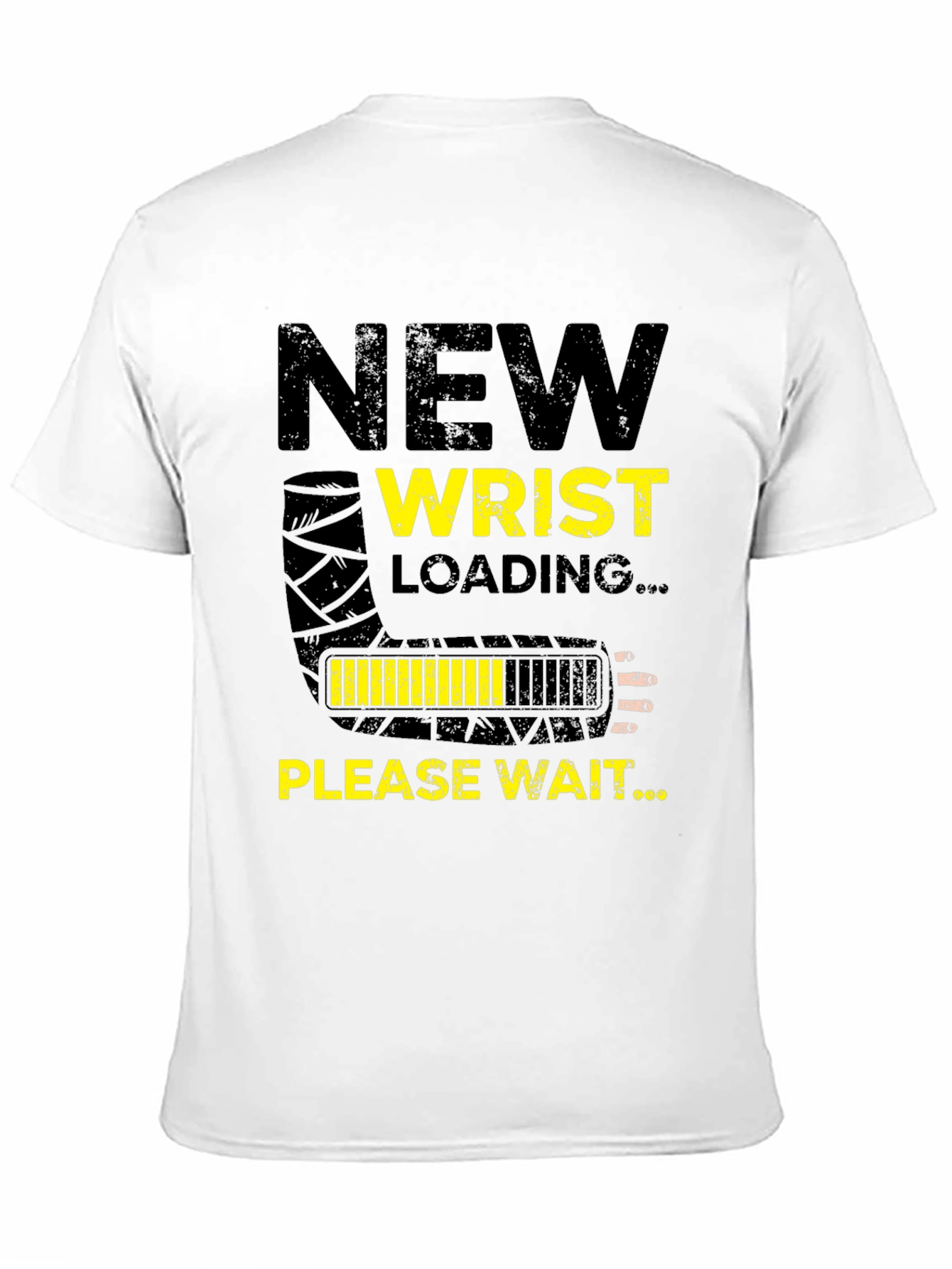 Black New Wrist Loading Funny Graphic T-Shirt view 11