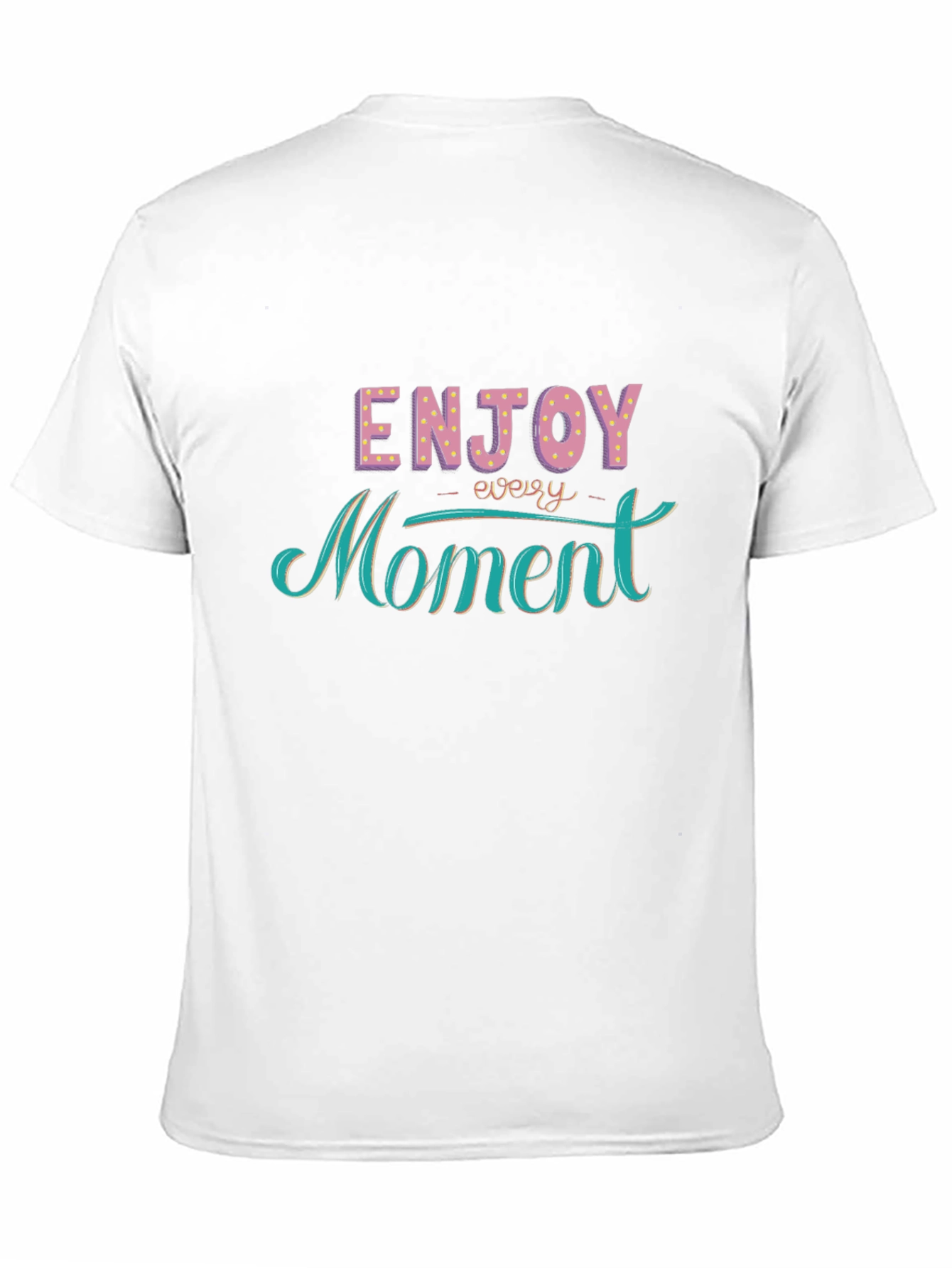 Black Enjoy Every Moment Black Graphic Tee view 11