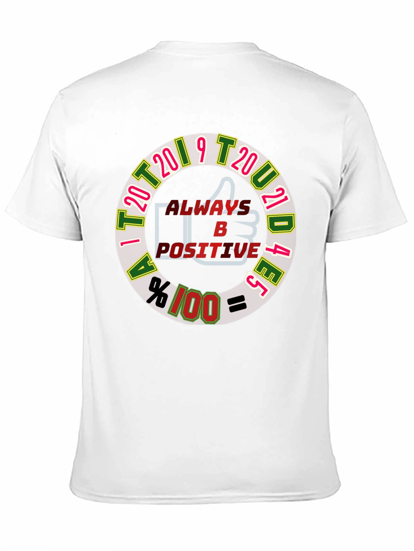 Black Always Be Positive T-Shirt view 11
