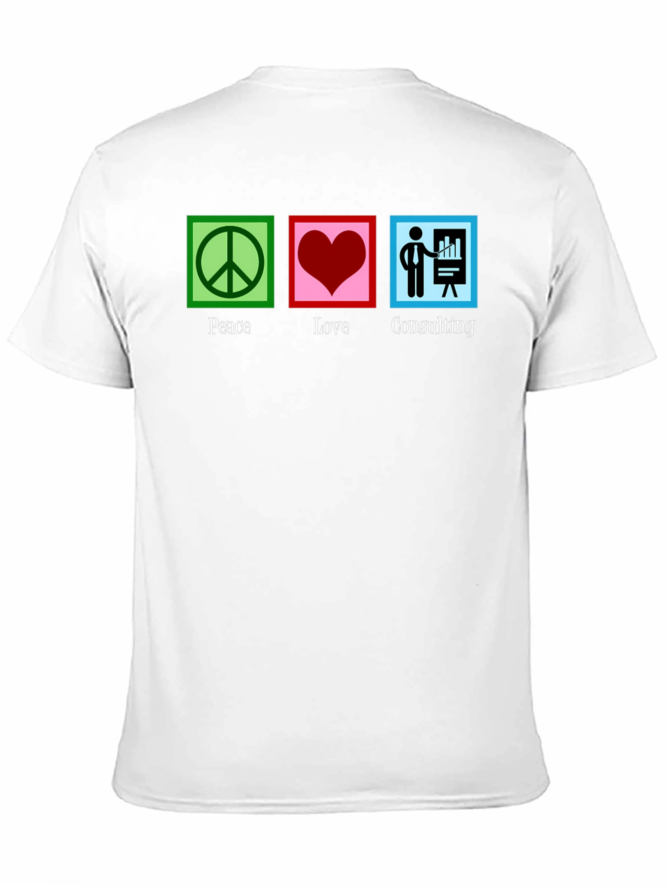 Black Peace Love Consulting Graphic T-Shirt view 11